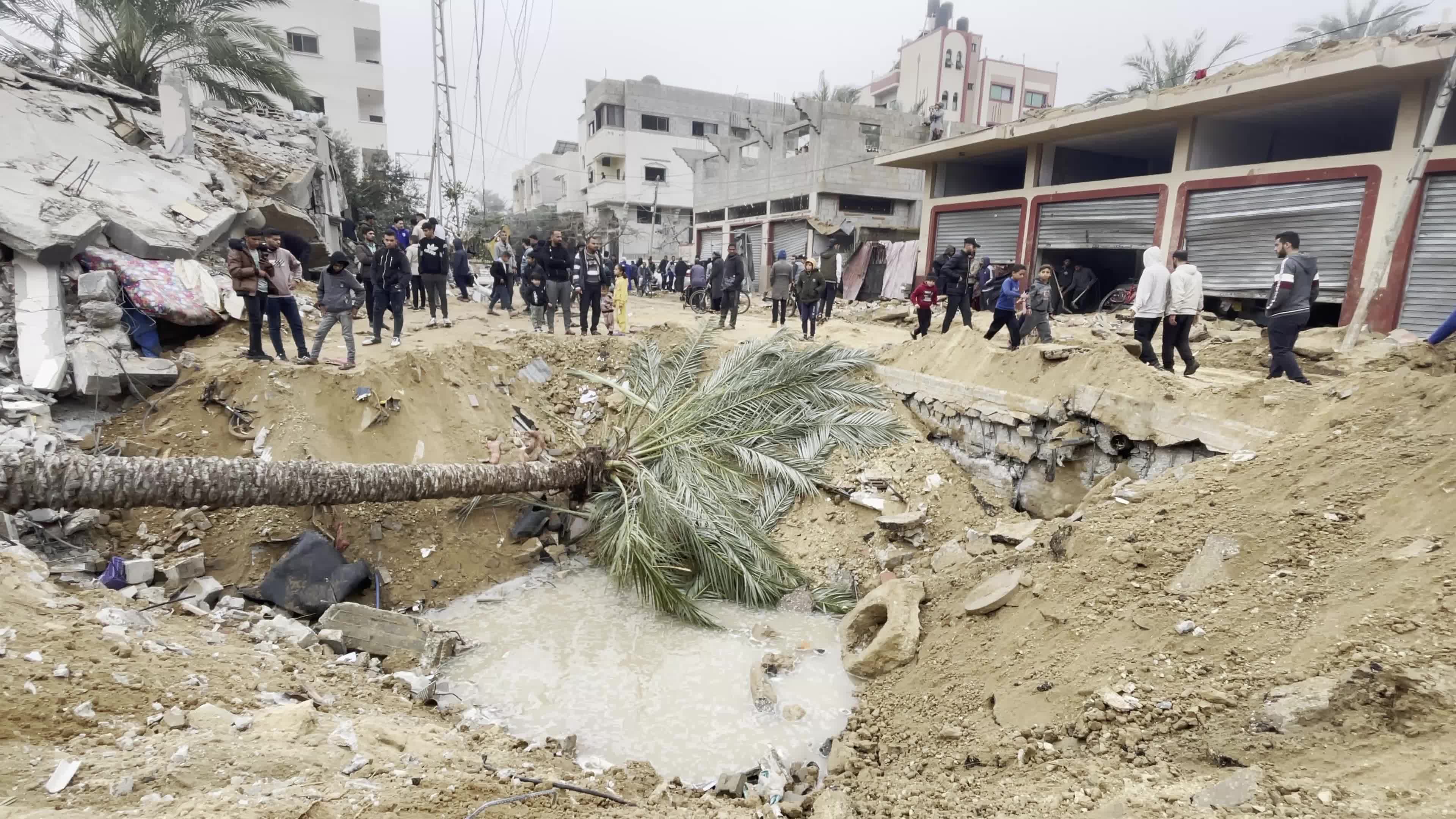 Israeli Airstrike Amid Ongoing Conflict With Hamas