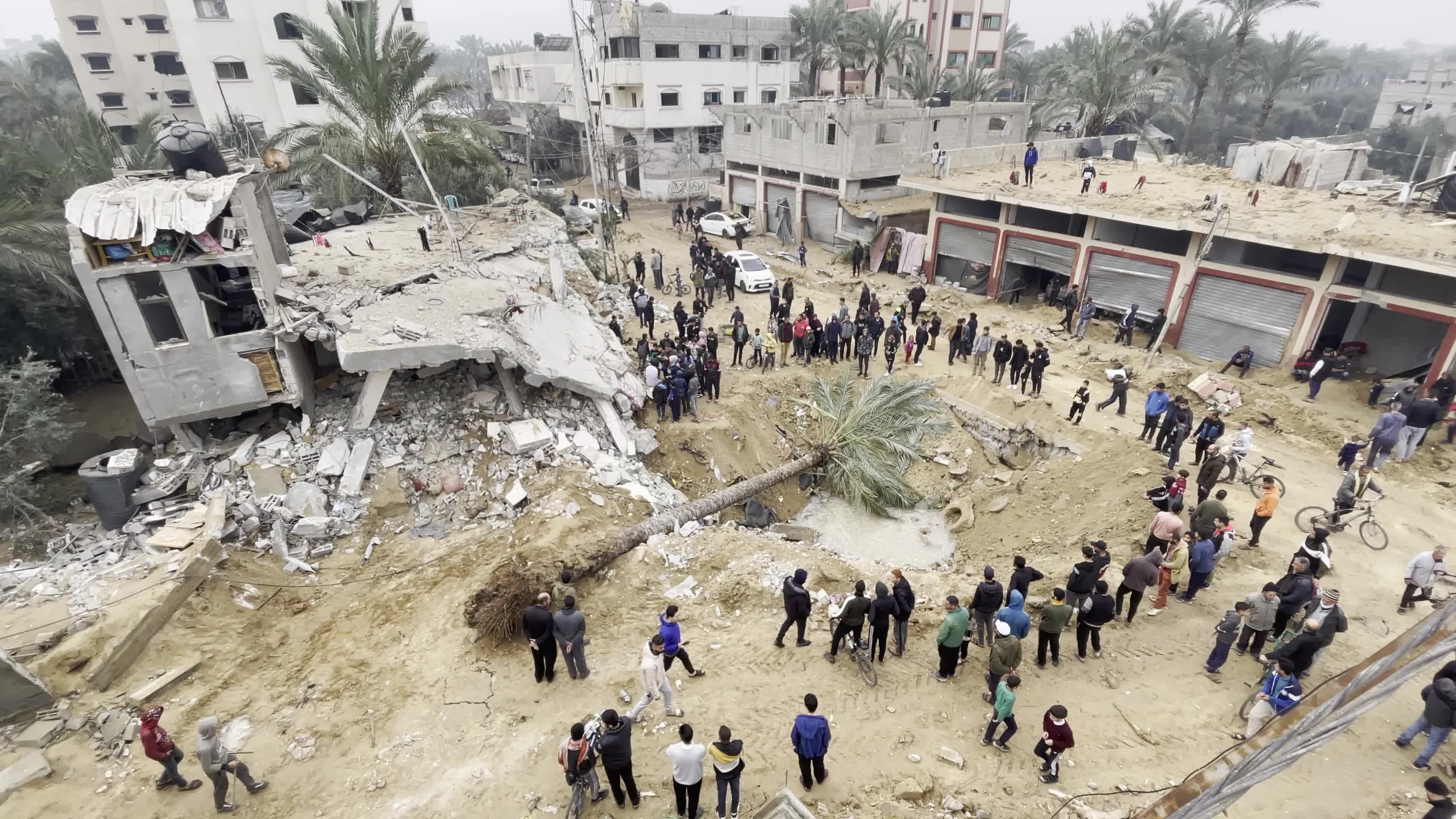 Israeli Airstrike Amid Ongoing Conflict With Hamas