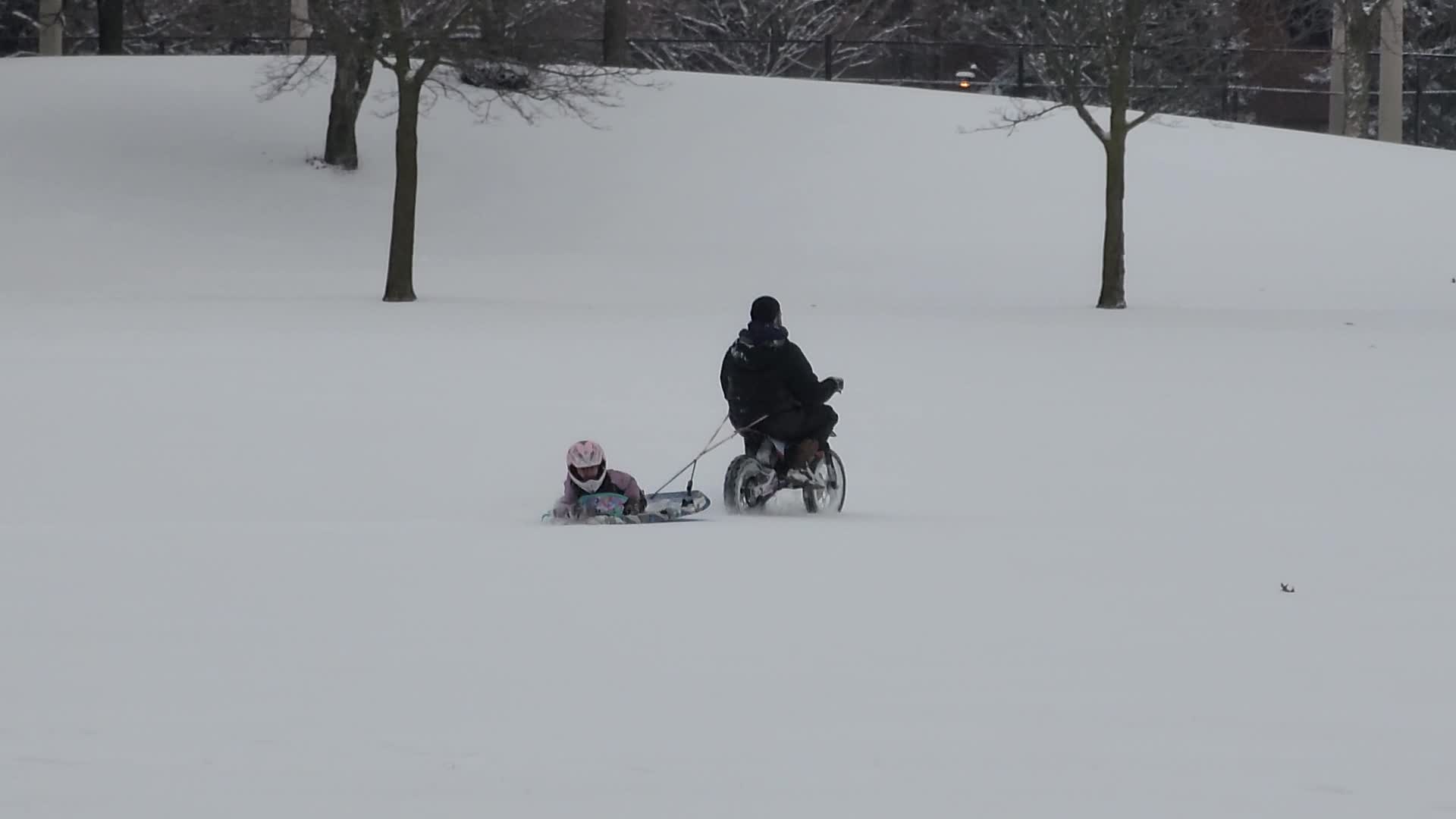 Snowstorm in Toronto, Canada