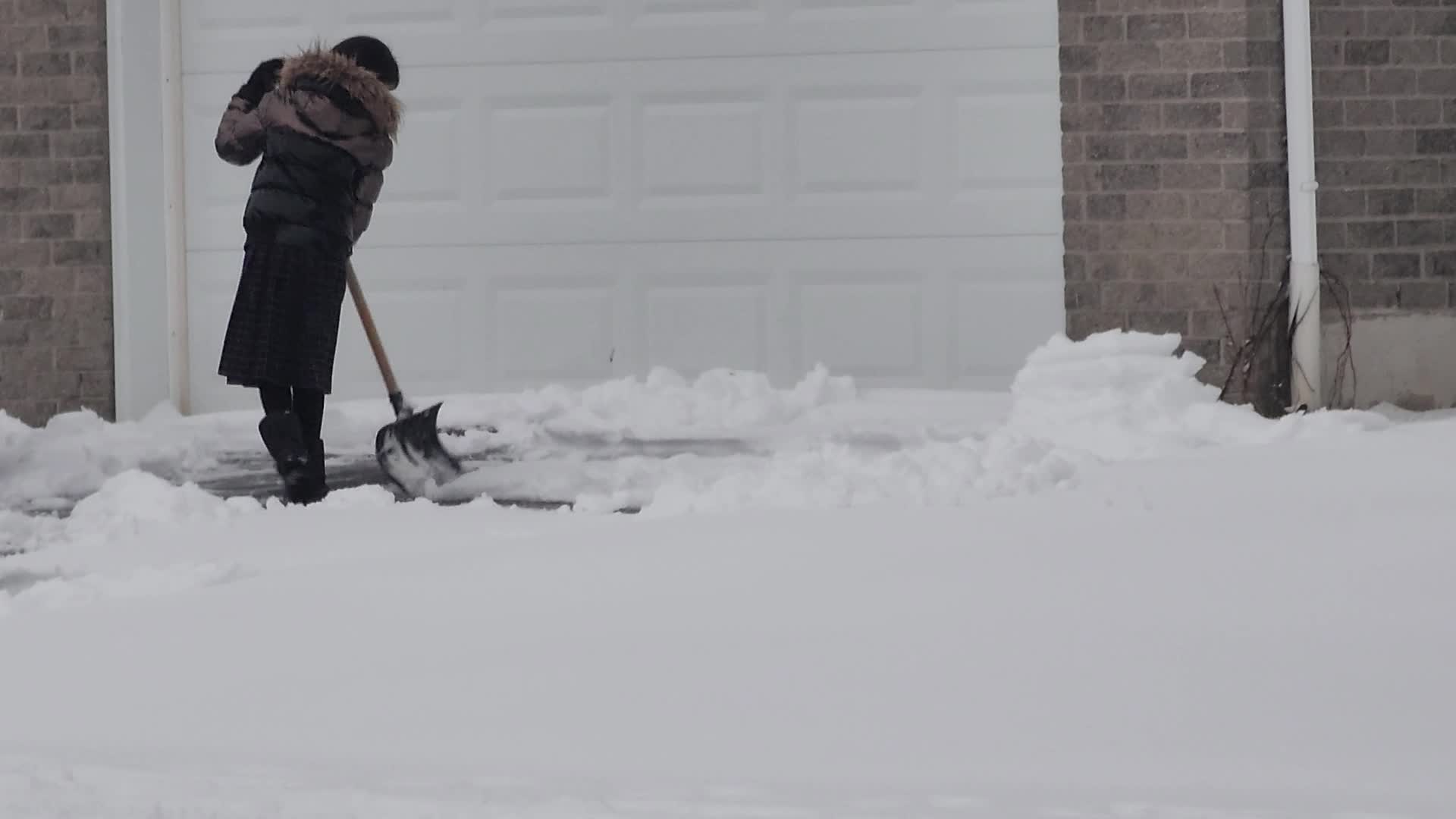 Snowstorm in Toronto, Canada