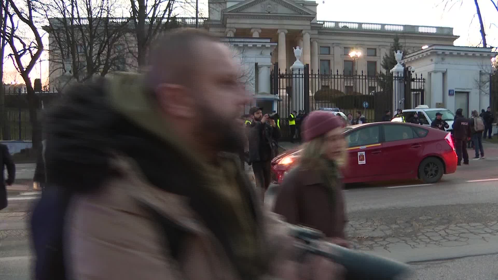 Russian Expats Rally In Warsaw After Navalny's Death
