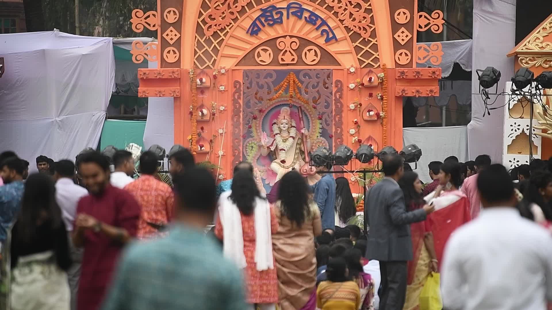 Saraswati Puja, religious festivals of the Hindu community, in Bangladesh