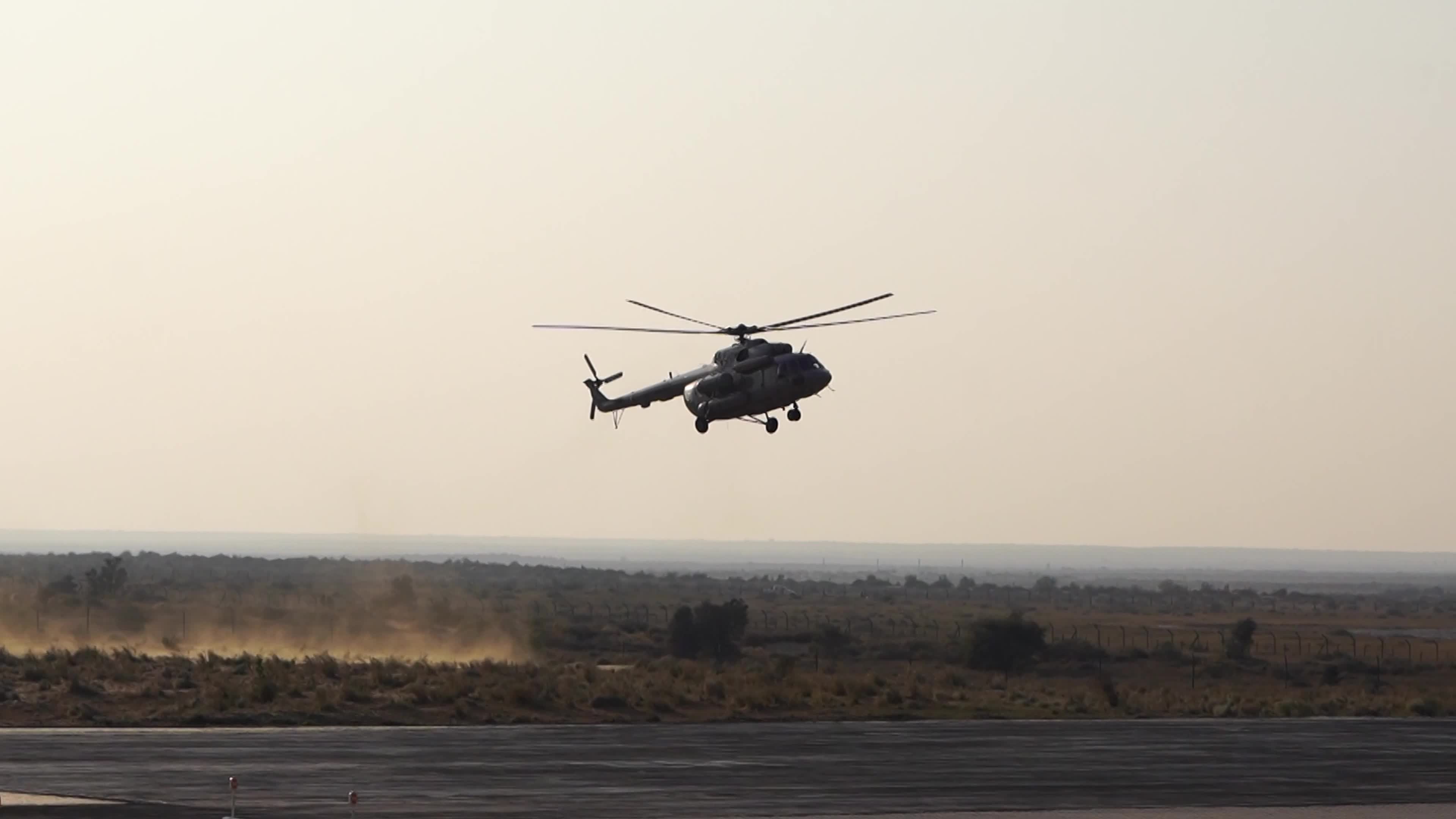 Indian Air Force (IAF) personnel at fire-power demonstration Vayu Shakti 2024