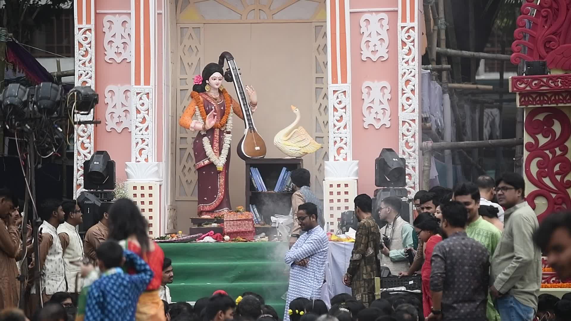 Saraswati Puja, religious festivals of the Hindu community, in Bangladesh