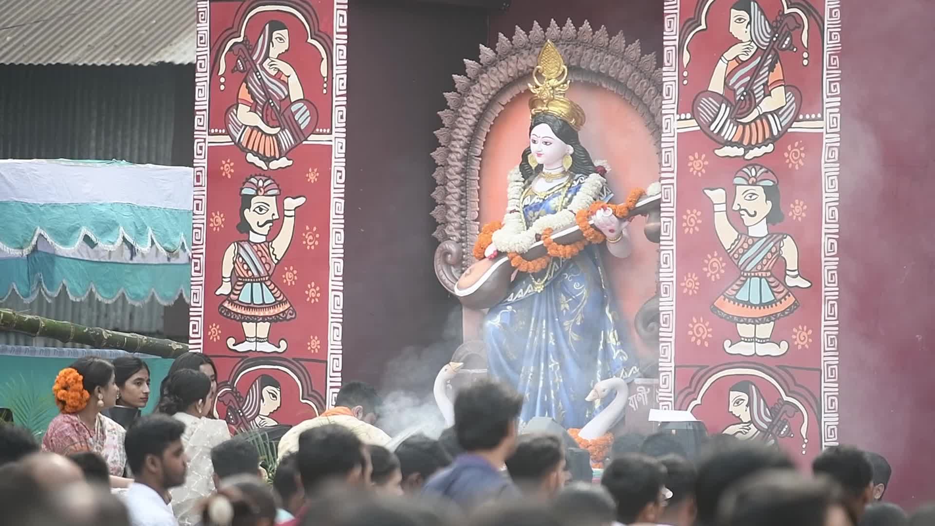 Saraswati Puja, religious festivals of the Hindu community, in Bangladesh