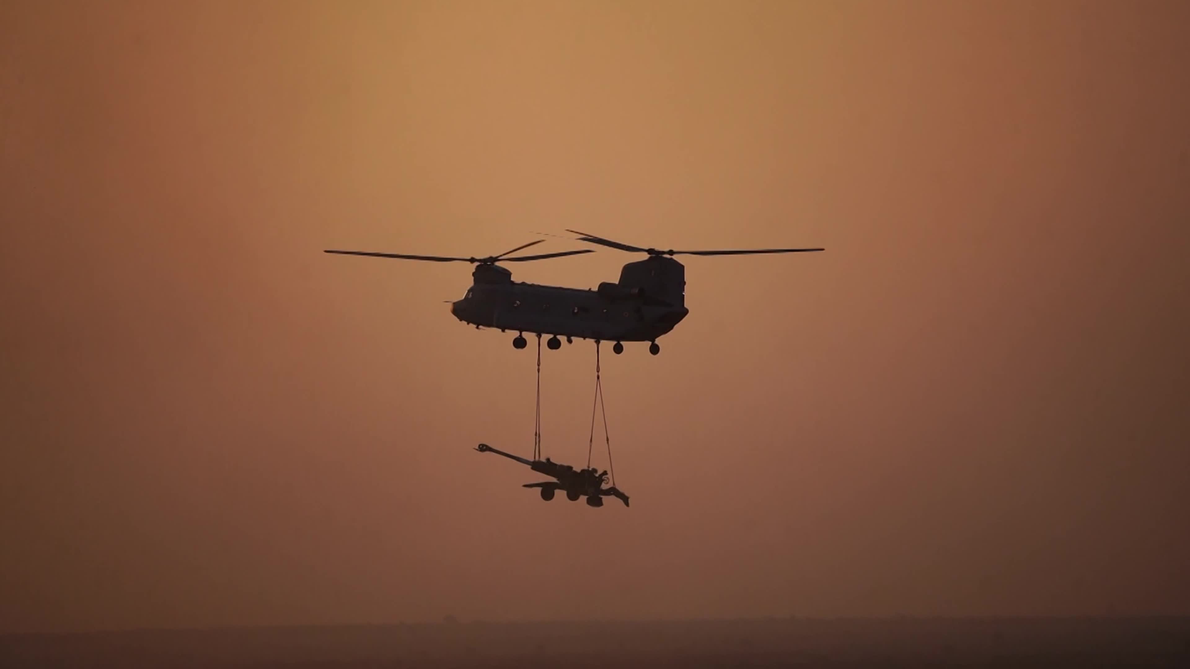 Indian Air Force (IAF) personnel at fire-power demonstration Vayu Shakti 2024