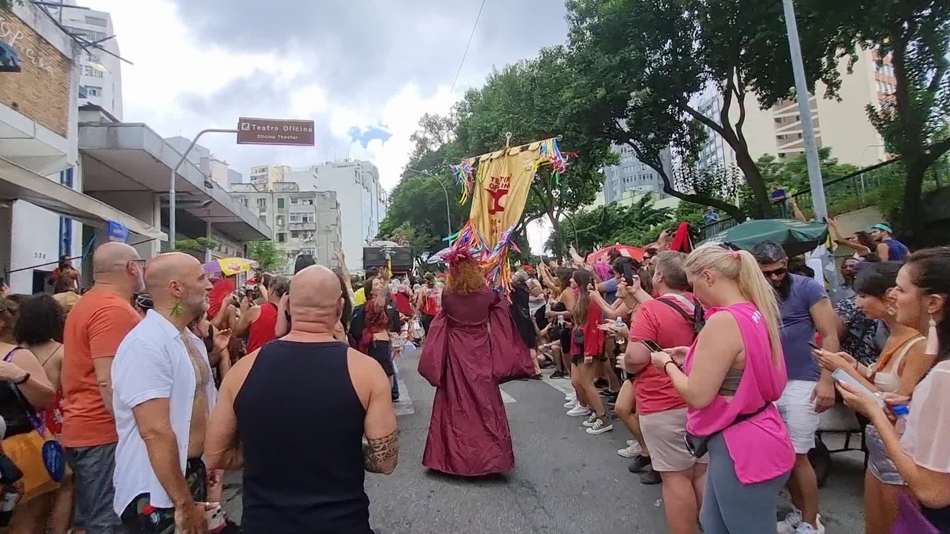 Post Carnival in Sao Paulo, Brazil