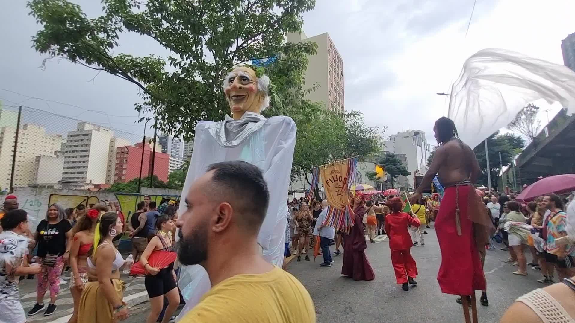 Post Carnival in Sao Paulo, Brazil