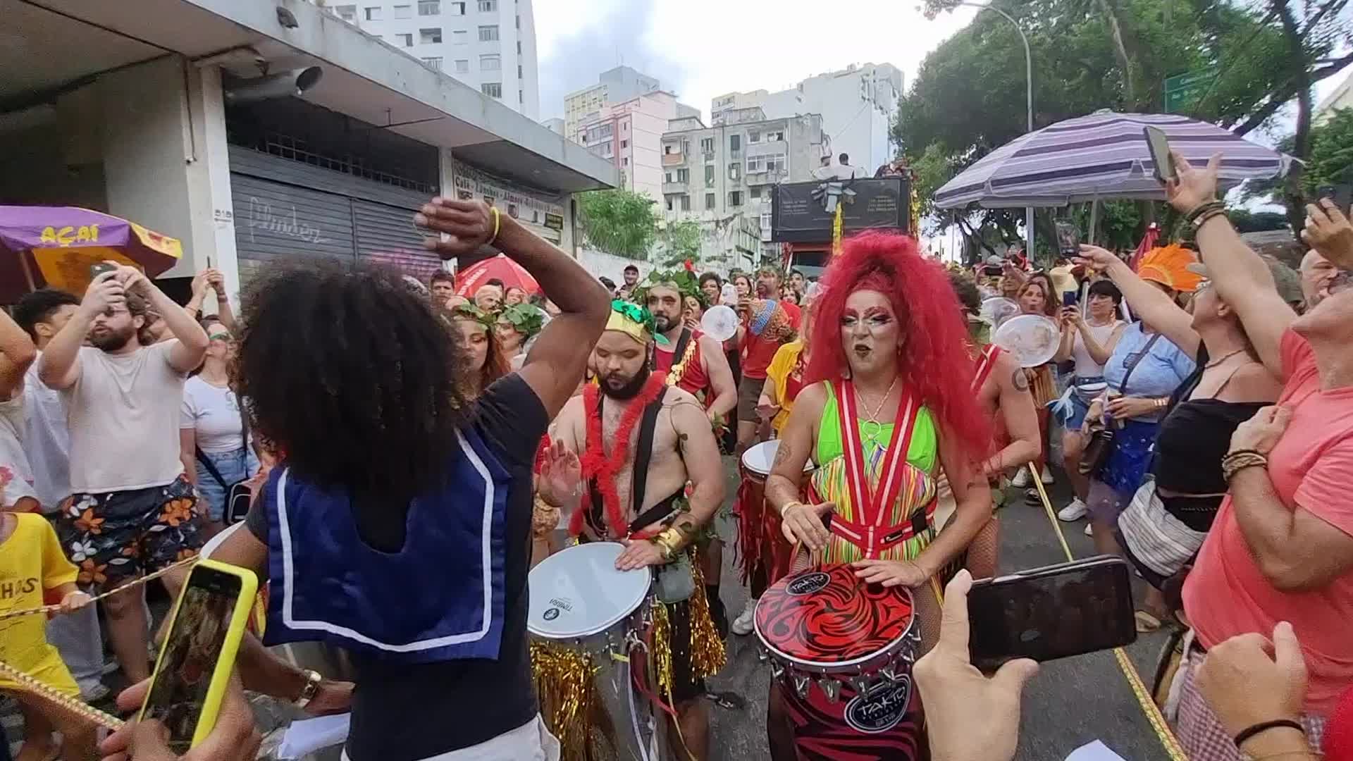 Post Carnival in Sao Paulo, Brazil