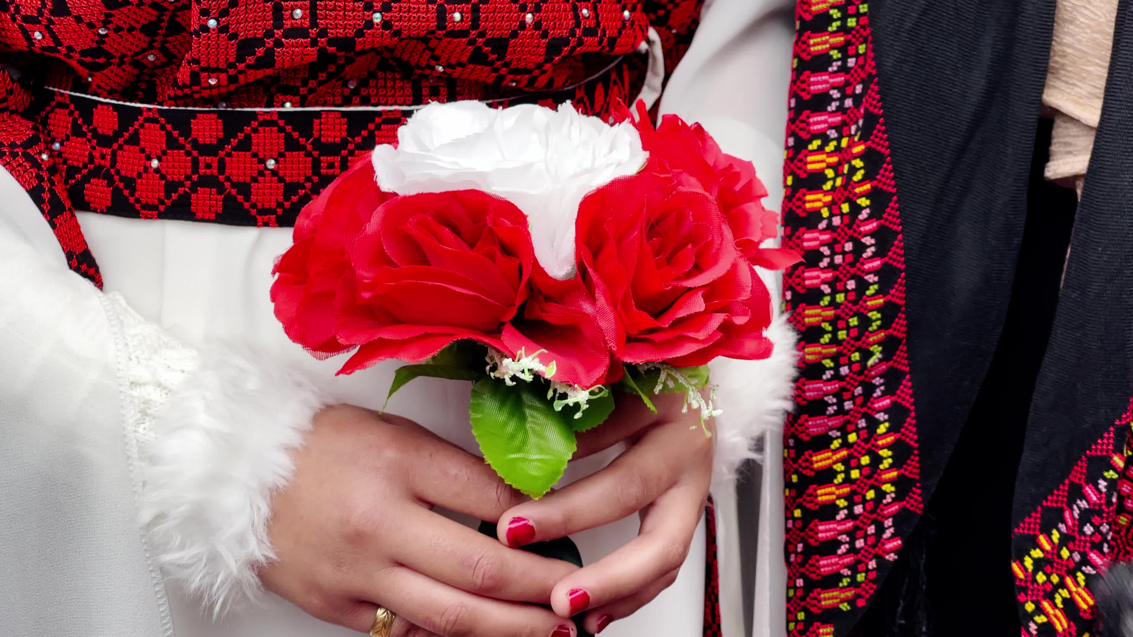 Palestinian Couple's Wedding Amid Hamas-Israel Conflict
