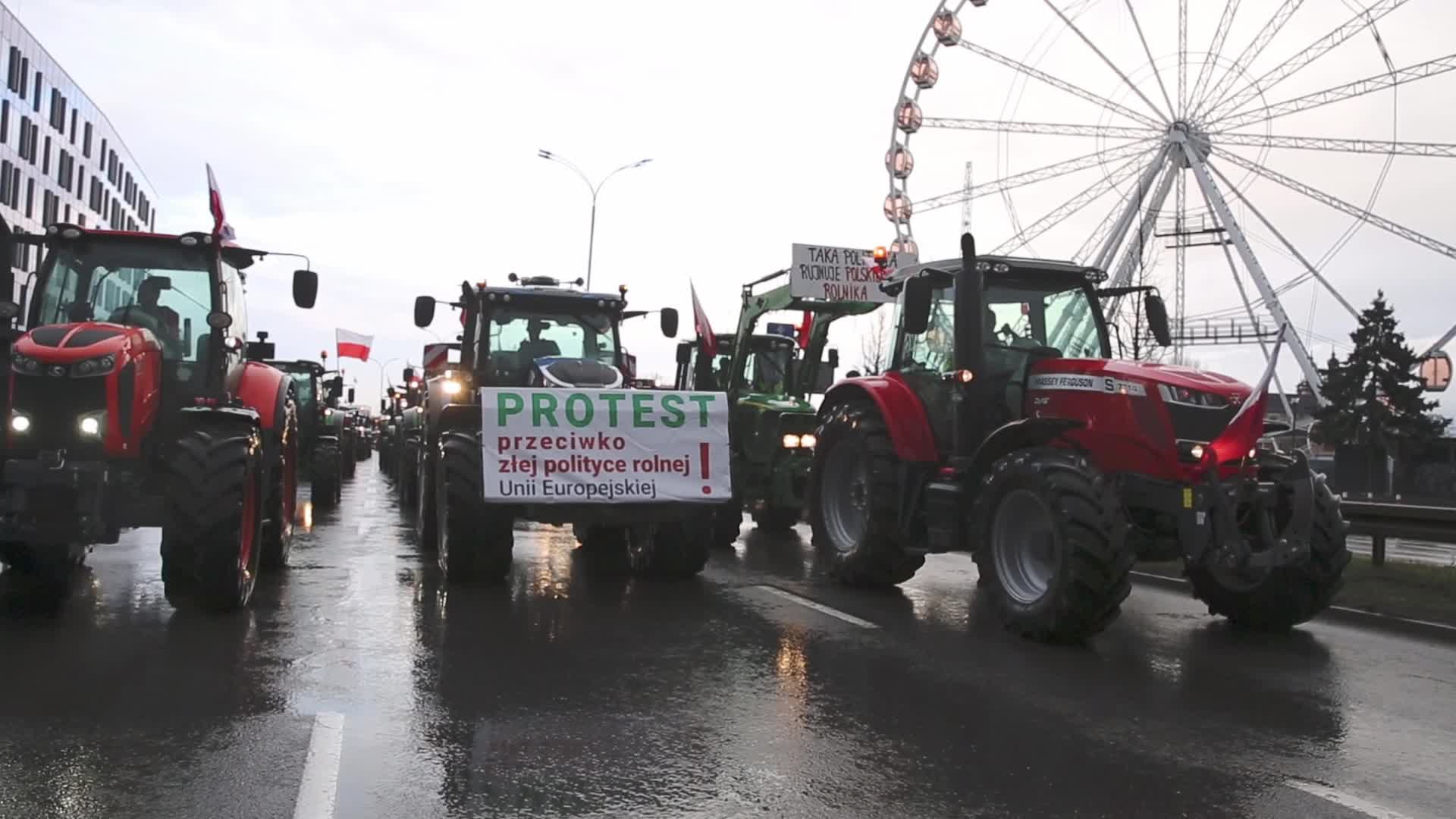 Nation-wide strike of Polish farmers