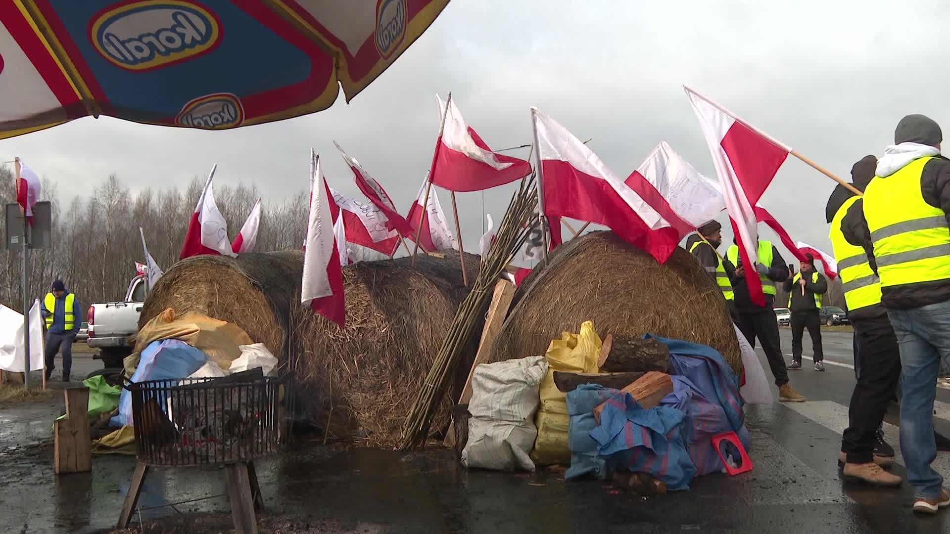Polish farmers blocked the border with Ukraine