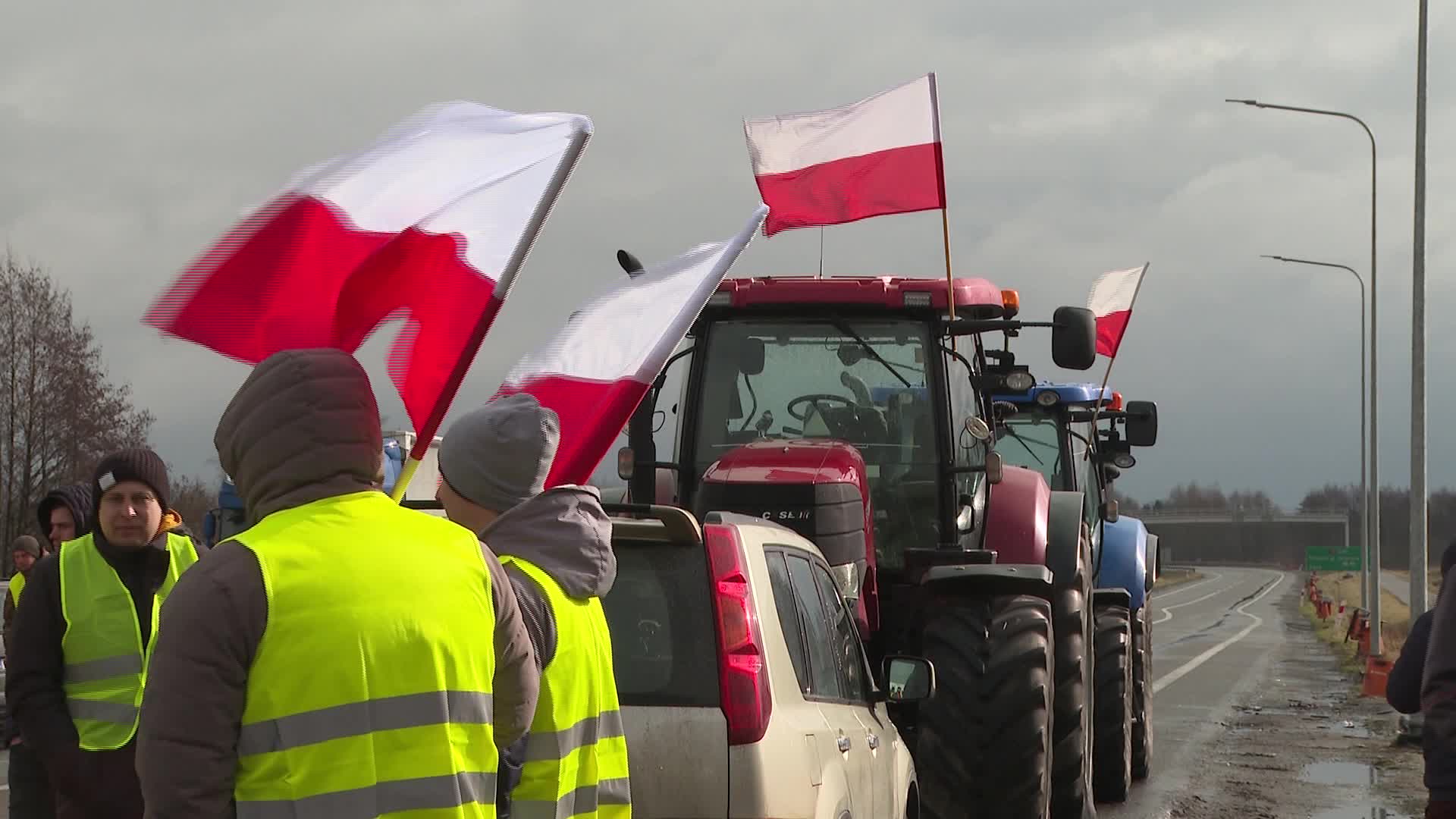 Polish farmers blocked the border with Ukraine