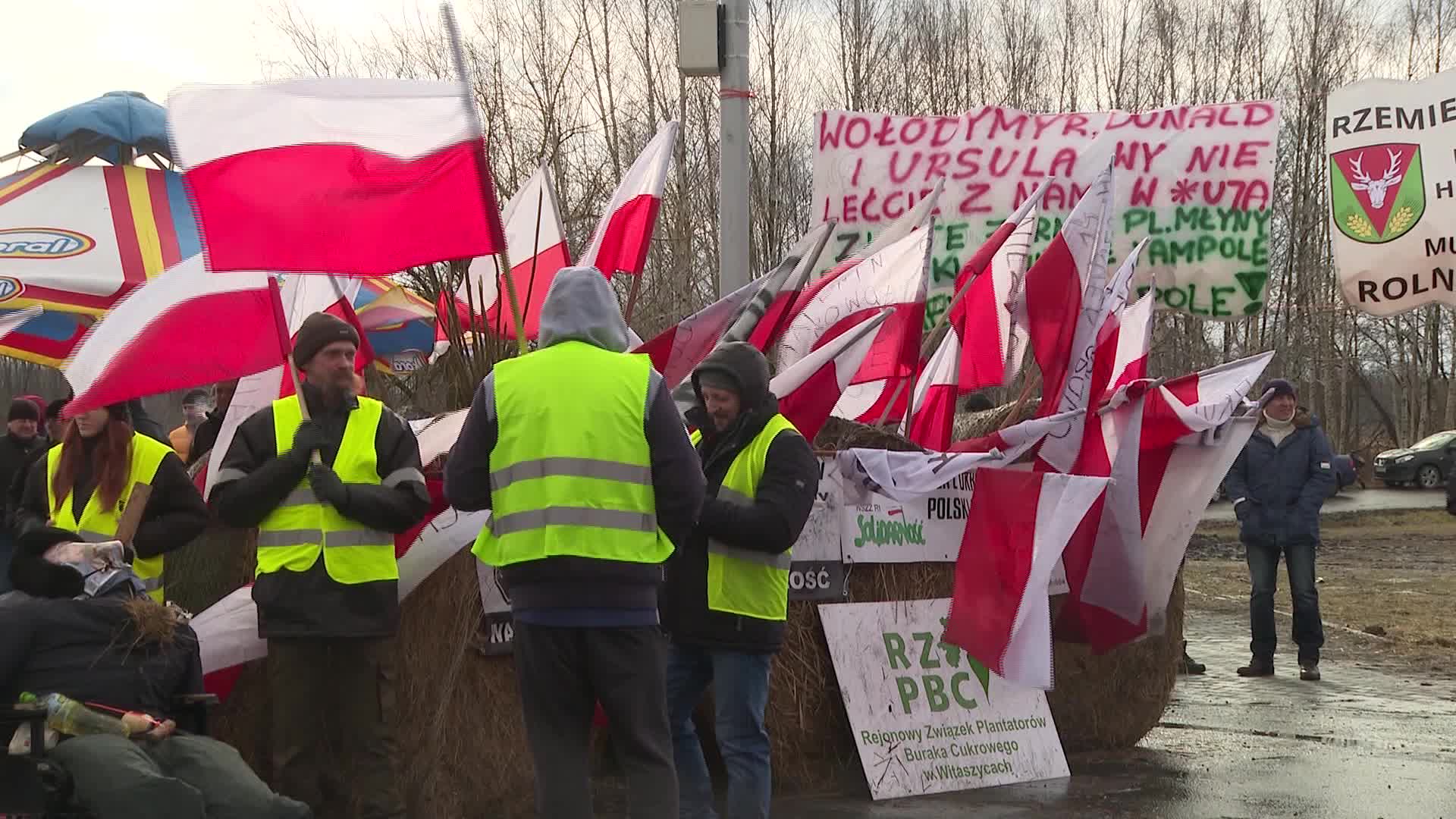 Polish farmers blocked the border with Ukraine