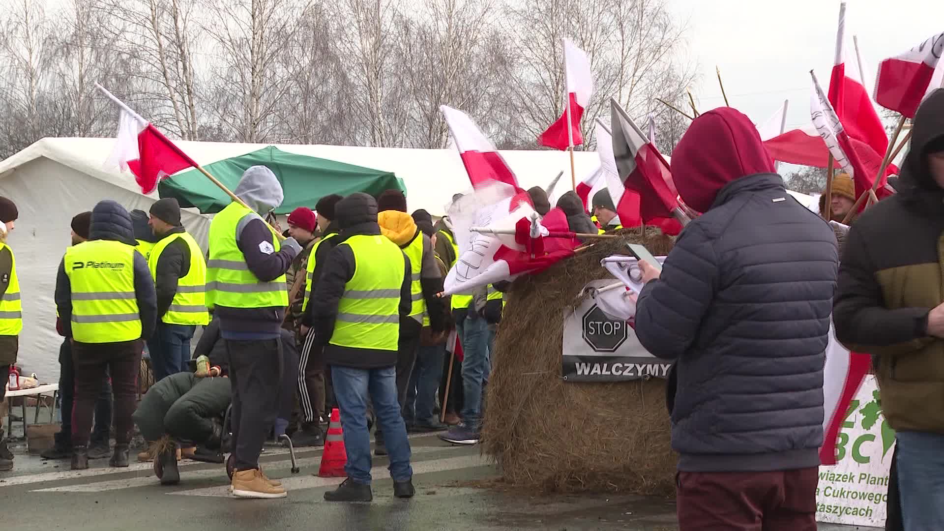 Polish farmers blocked the border with Ukraine