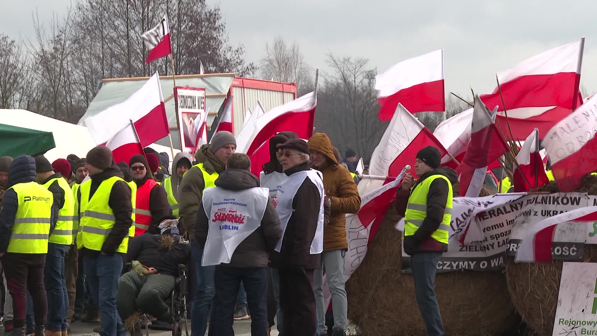 Polish farmers blocked the border with Ukraine