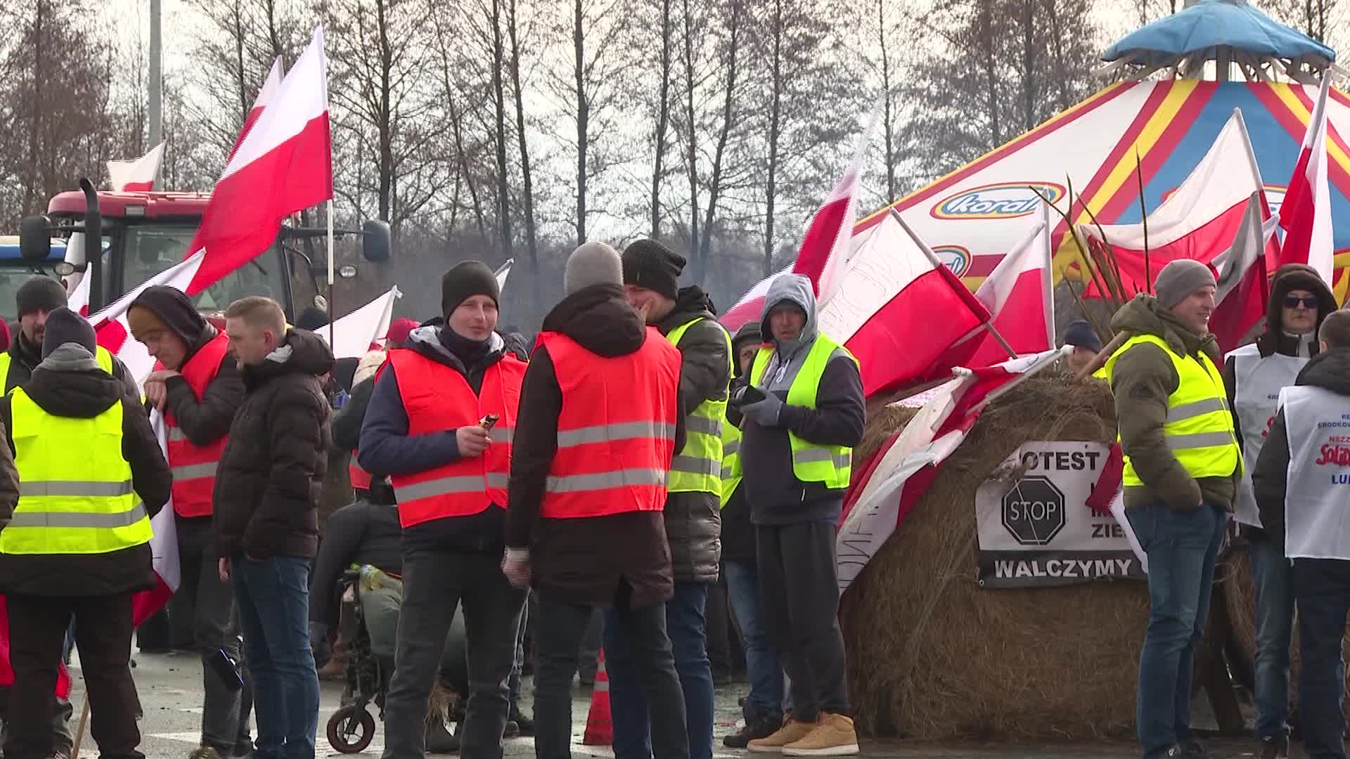 Polish farmers blocked the border with Ukraine