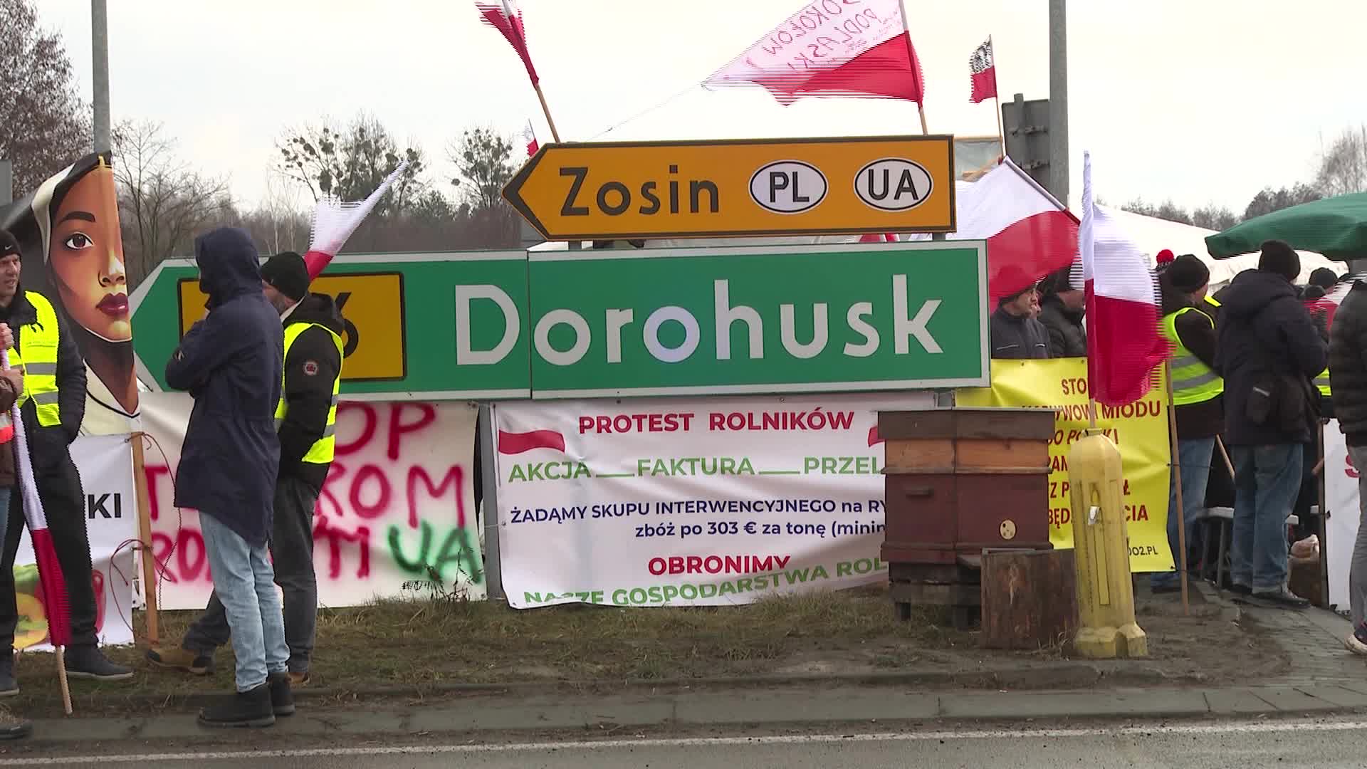 Polish farmers blocked the border with Ukraine