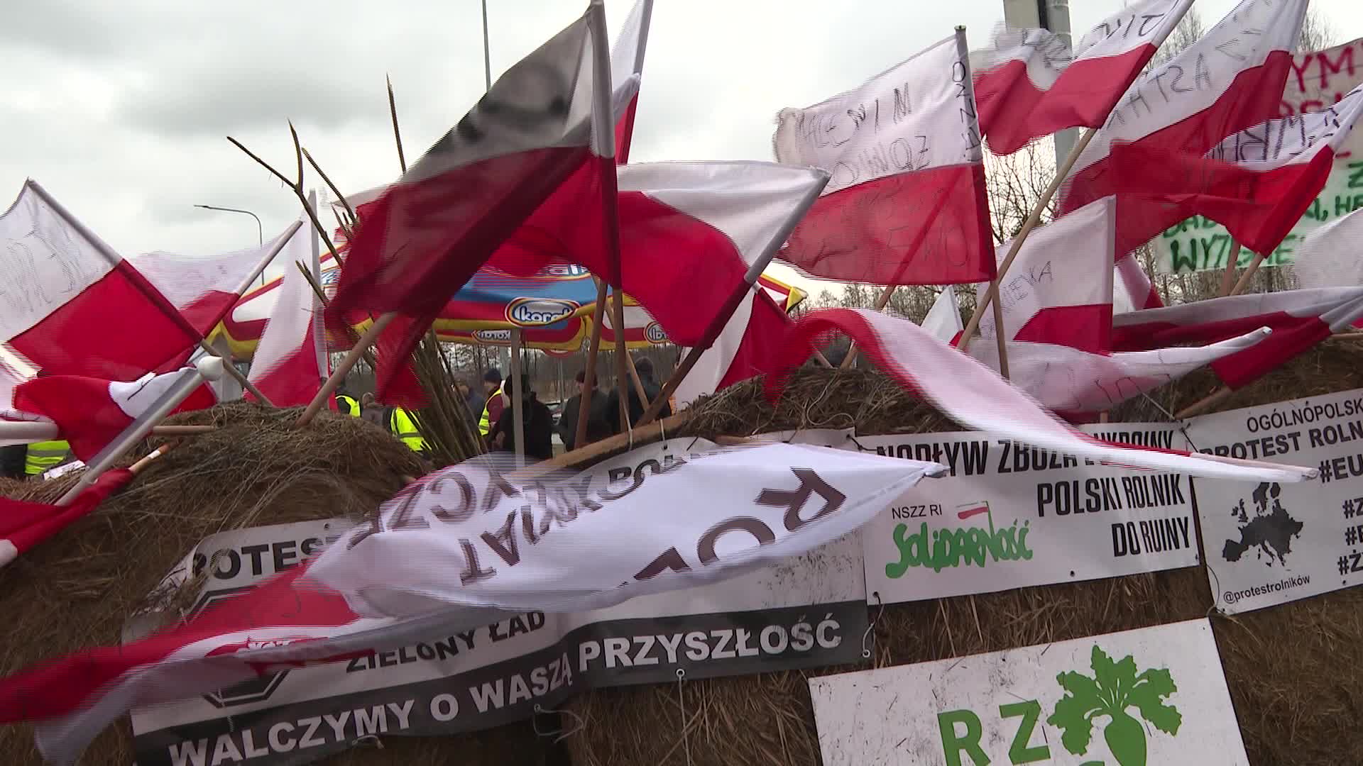Polish farmers blocked the border with Ukraine