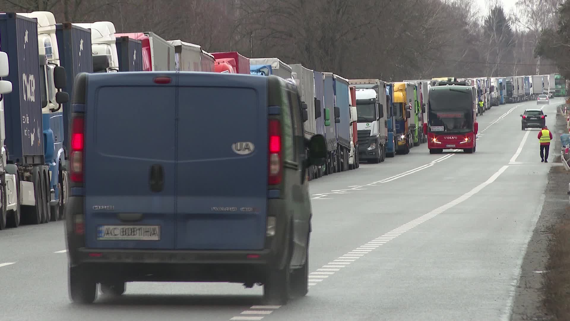 Polish farmers blocked the border with Ukraine