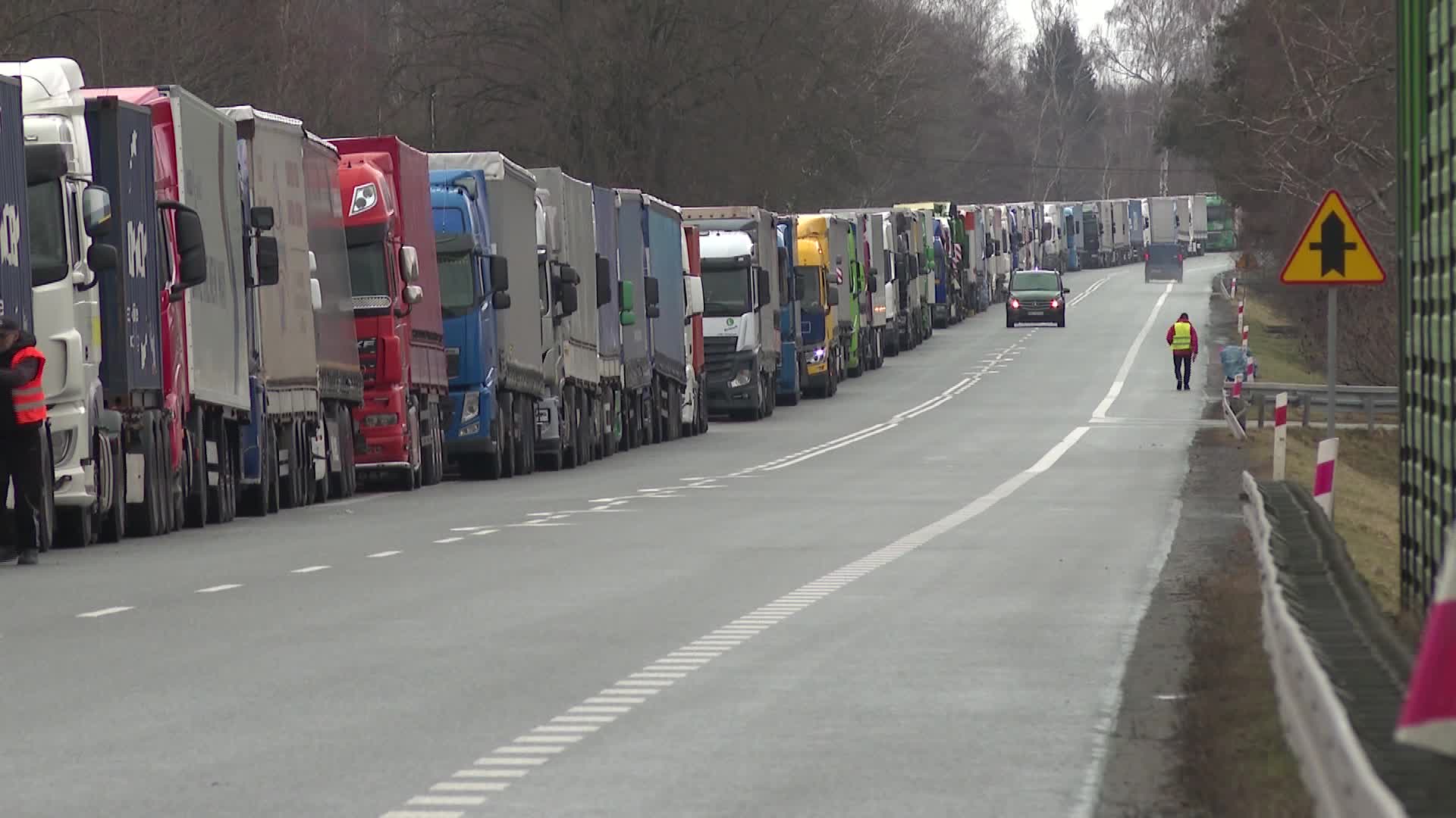 Polish farmers blocked the border with Ukraine