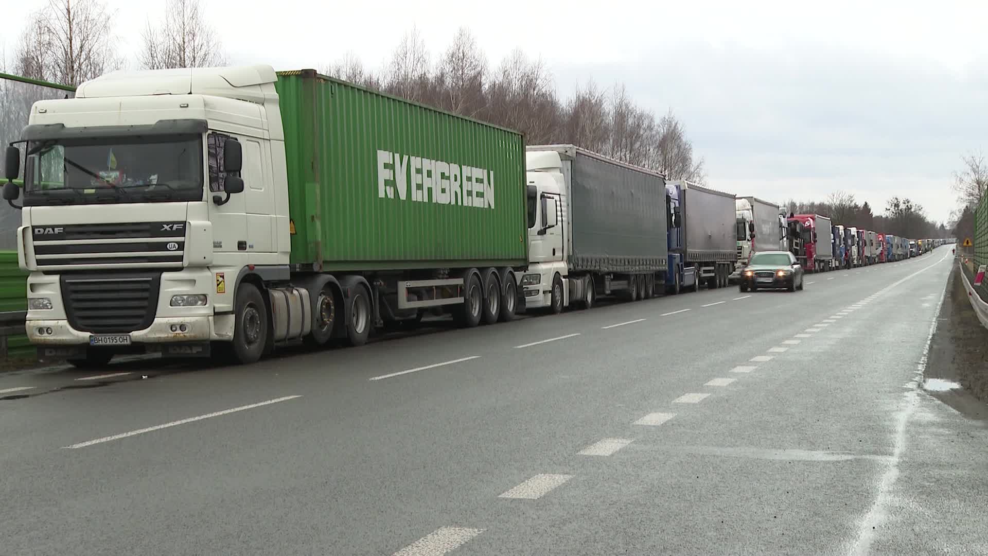 Polish farmers blocked the border with Ukraine