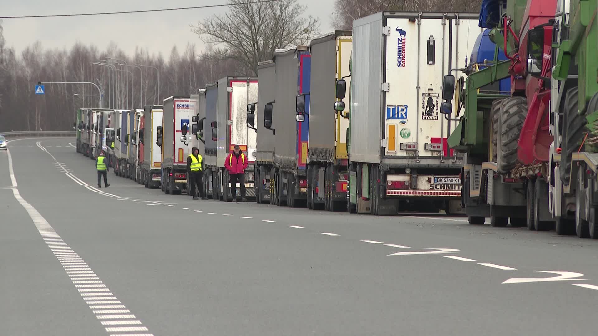Polish farmers blocked the border with Ukraine