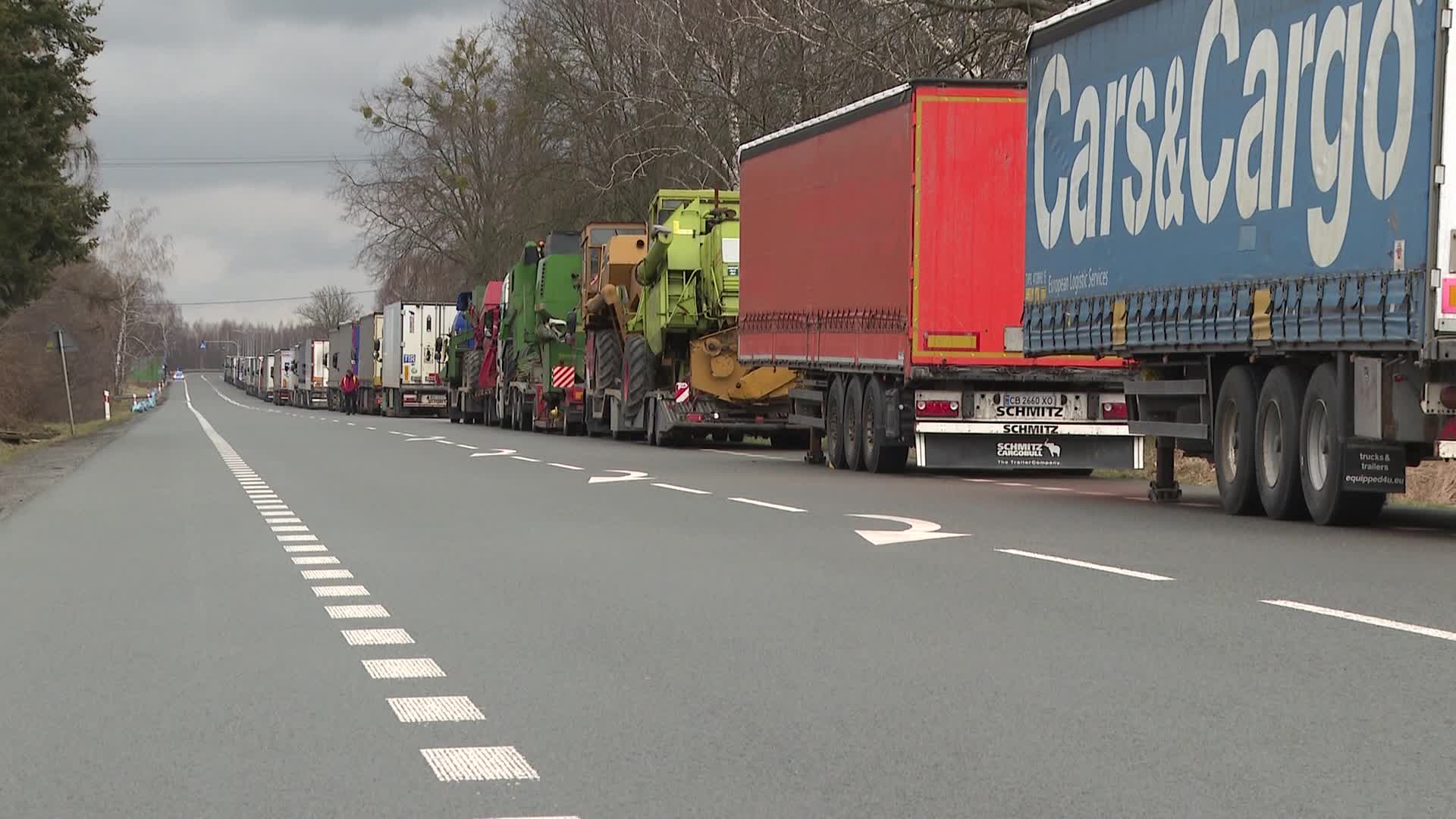 Polish farmers blocked the border with Ukraine