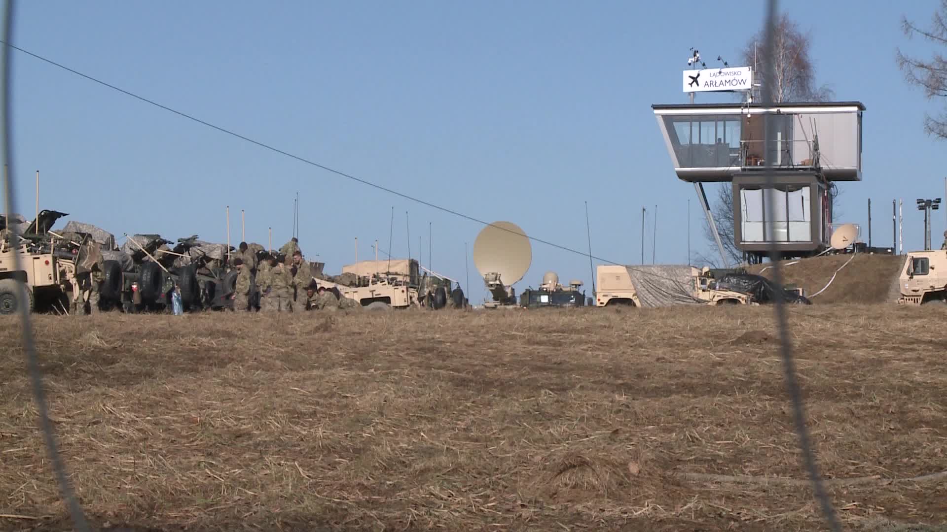 US soldiers base near Ukrainian border