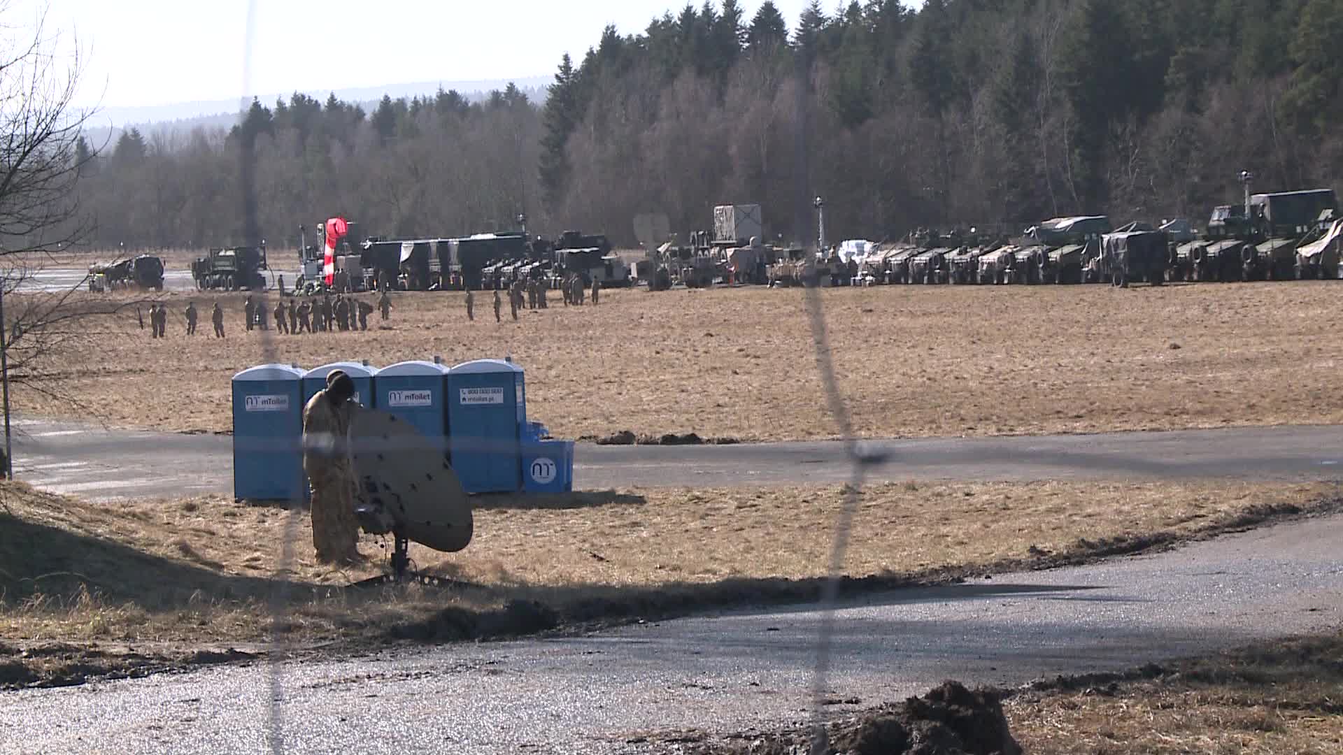 US soldiers base near Ukrainian border