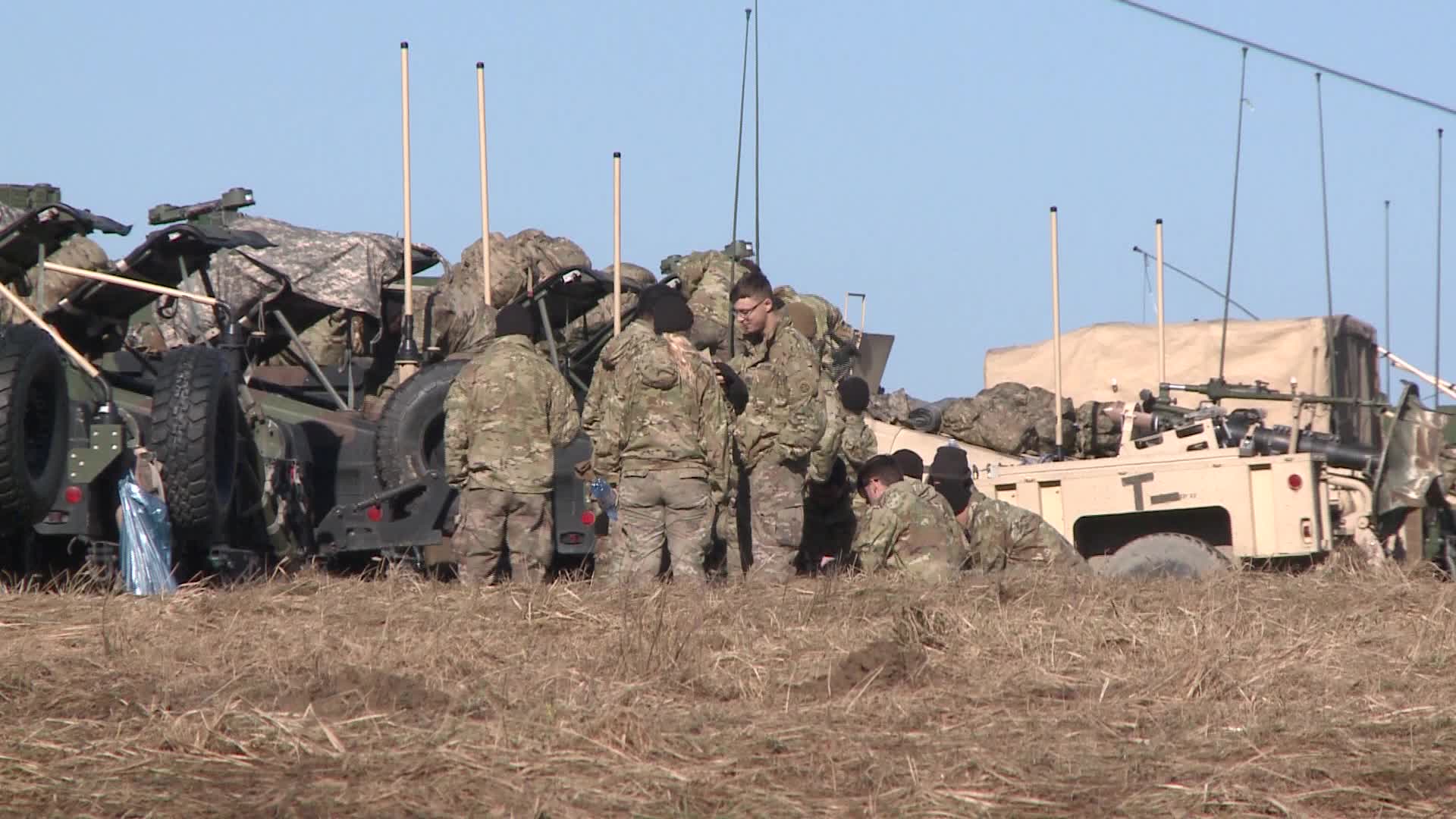 US soldiers base near Ukrainian border