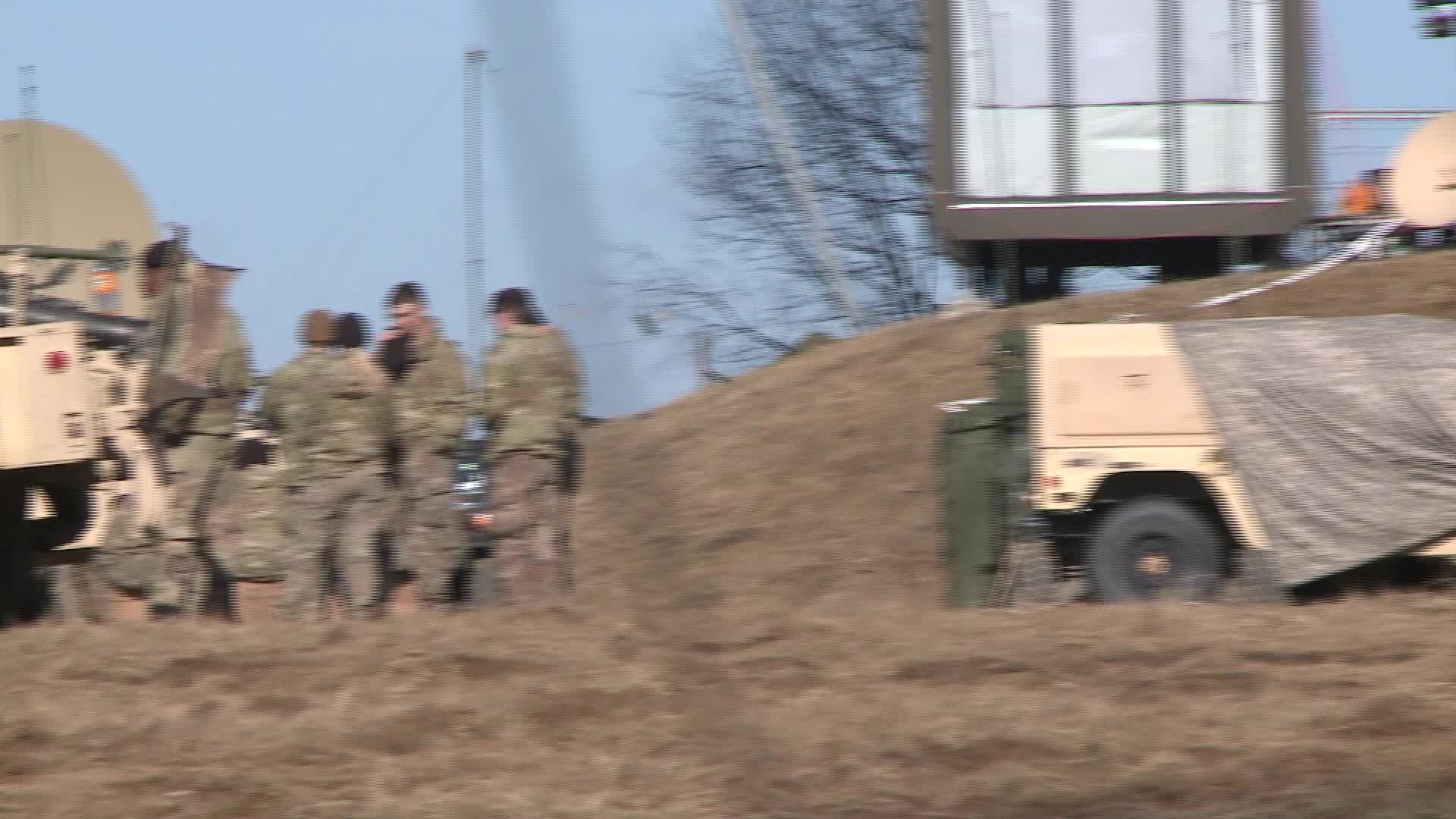 US soldiers base near Ukrainian border