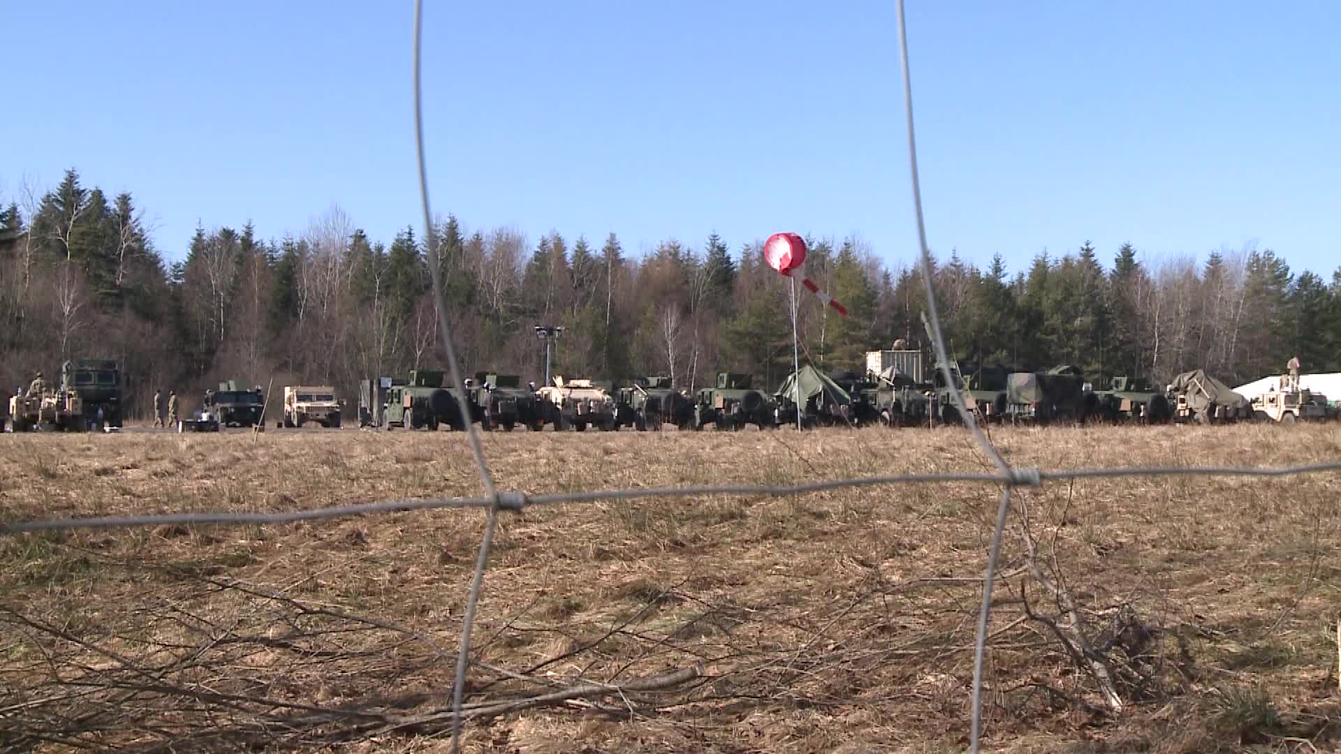 US soldiers base near Ukrainian border