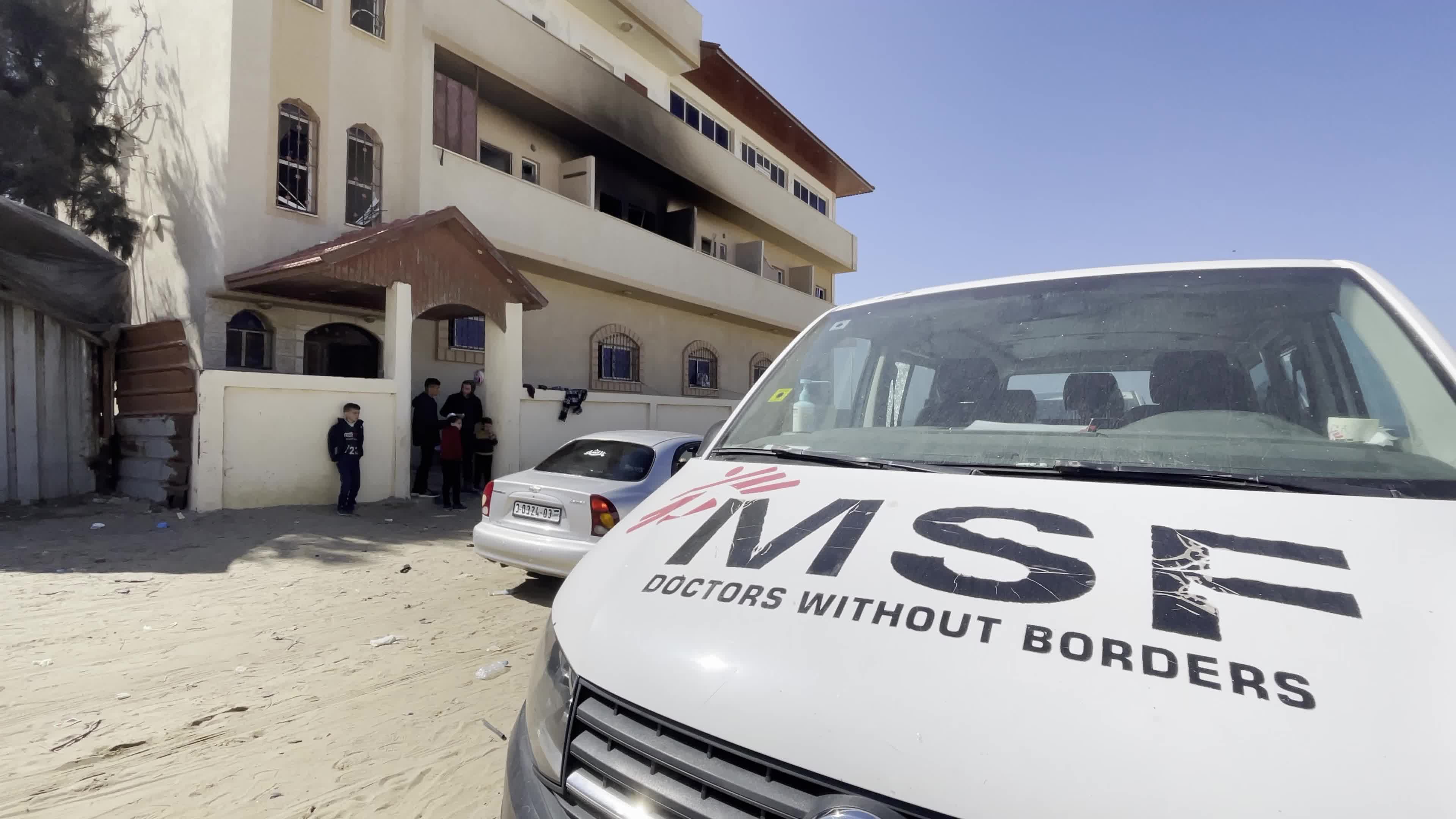 Israeli strike hits Doctors Without Borders Building in Gaza