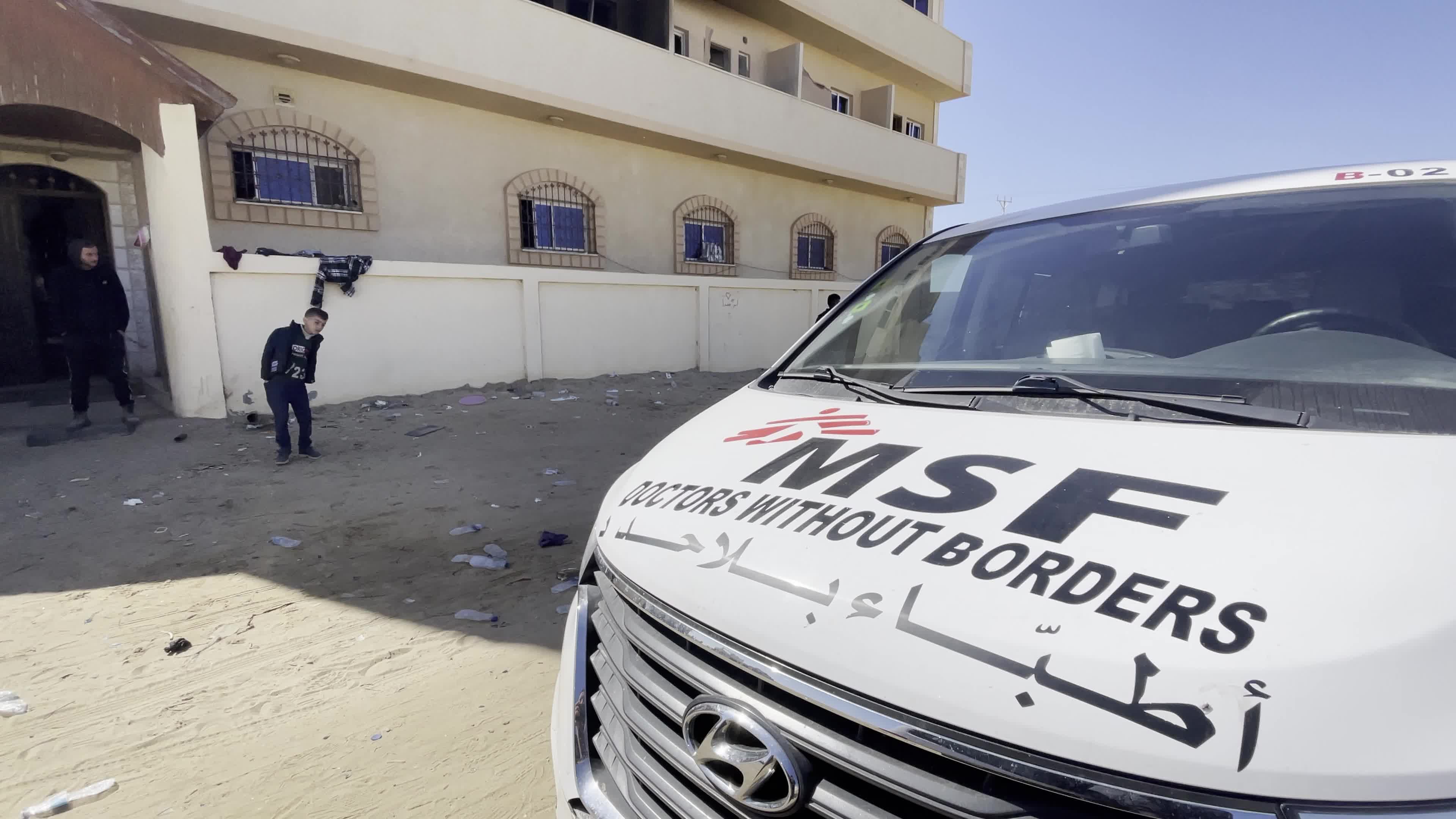 Israeli strike hits Doctors Without Borders Building in Gaza