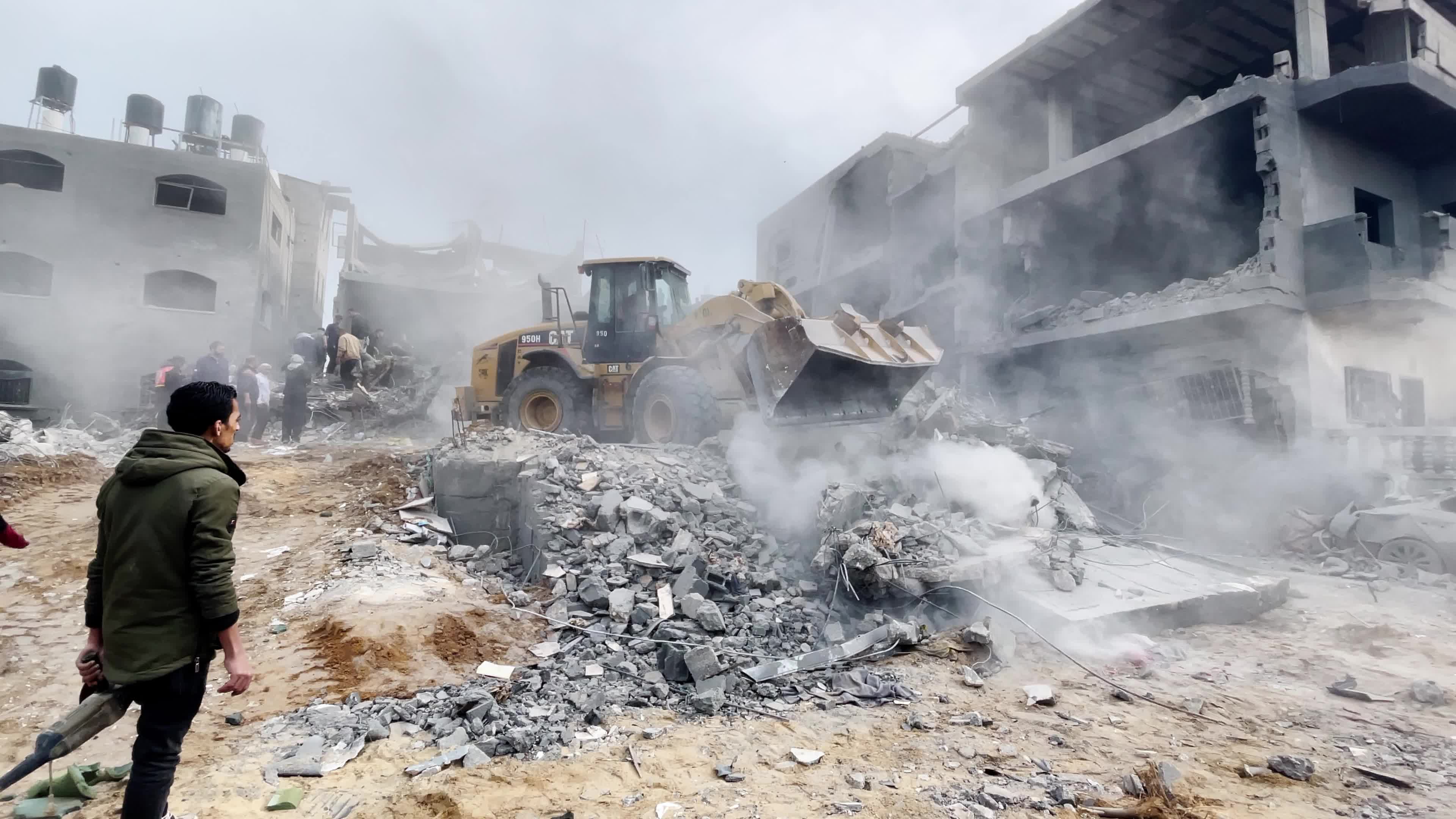 Aftermath Of Israeli Airstrike In Gaza, Palestine