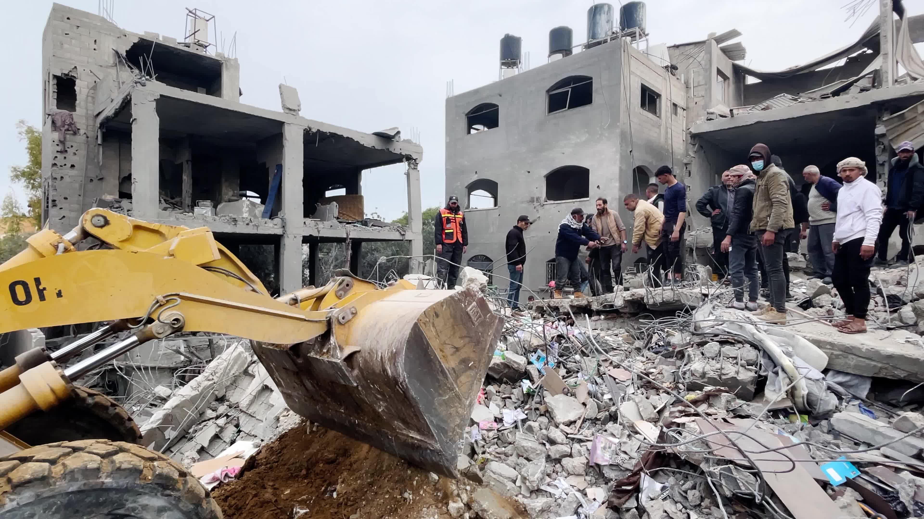 Aftermath Of Israeli Airstrike In Gaza, Palestine