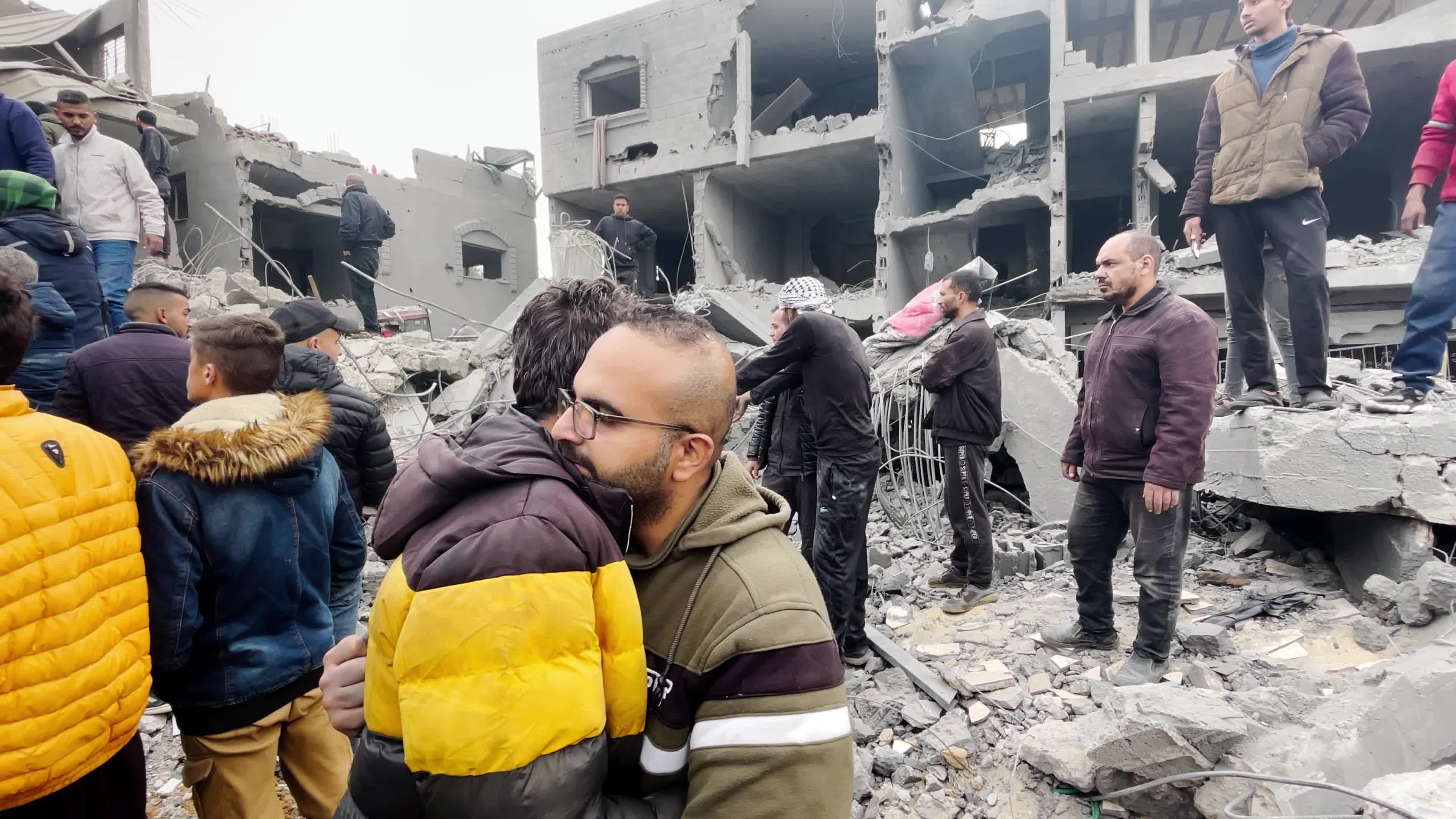 Aftermath Of Israeli Airstrike In Gaza, Palestine