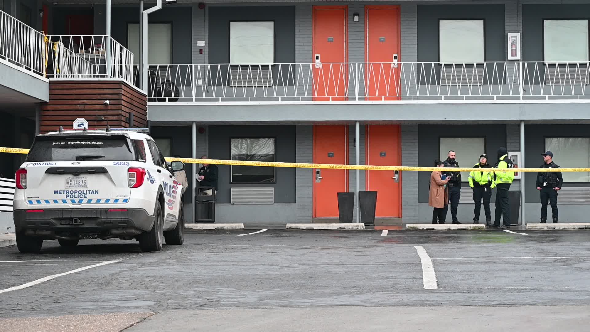 Homicide Investigation At Ivy City Hotel In Washington, DC