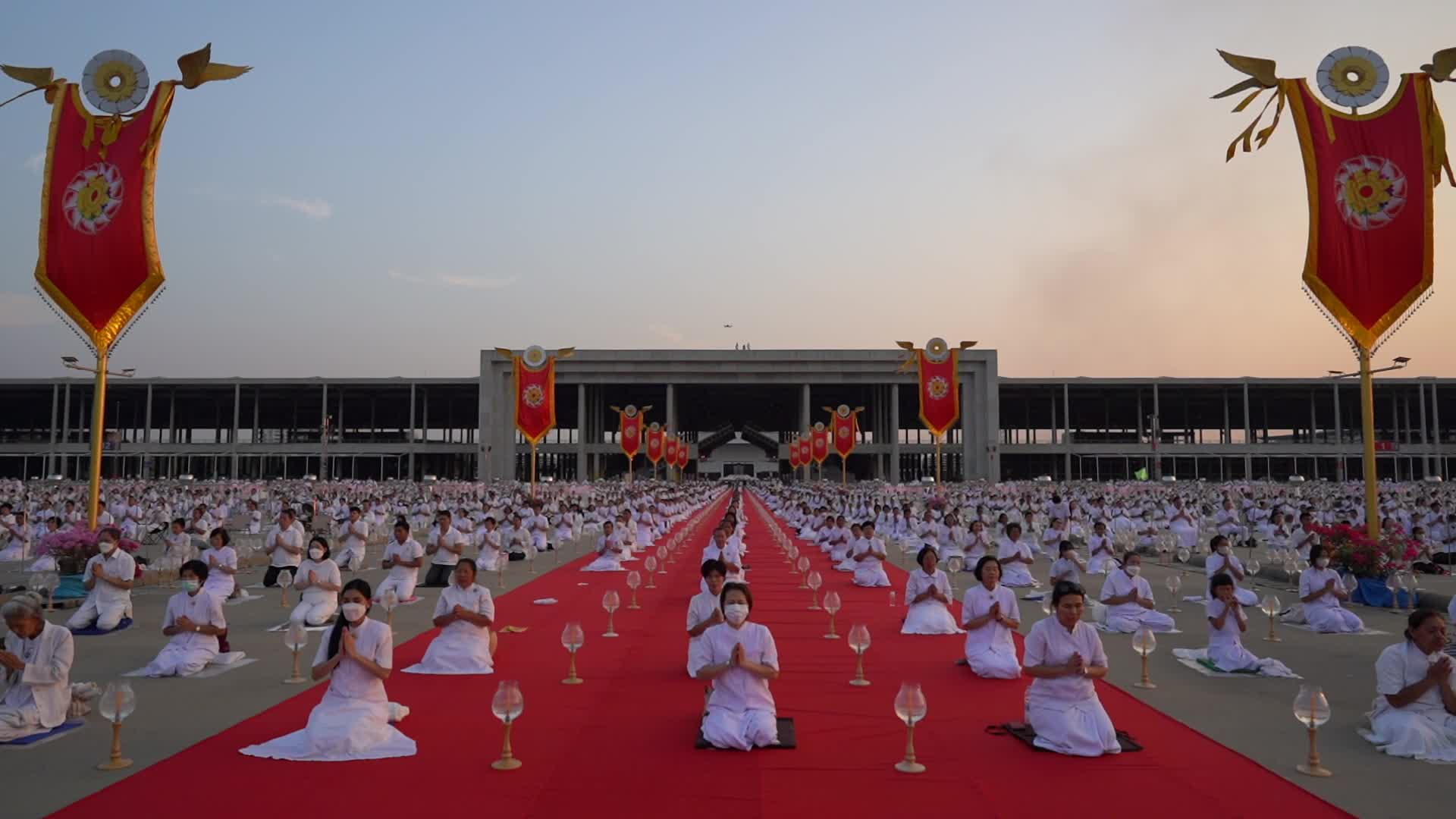 Makha Bucha Day Celebrations in Thailand.