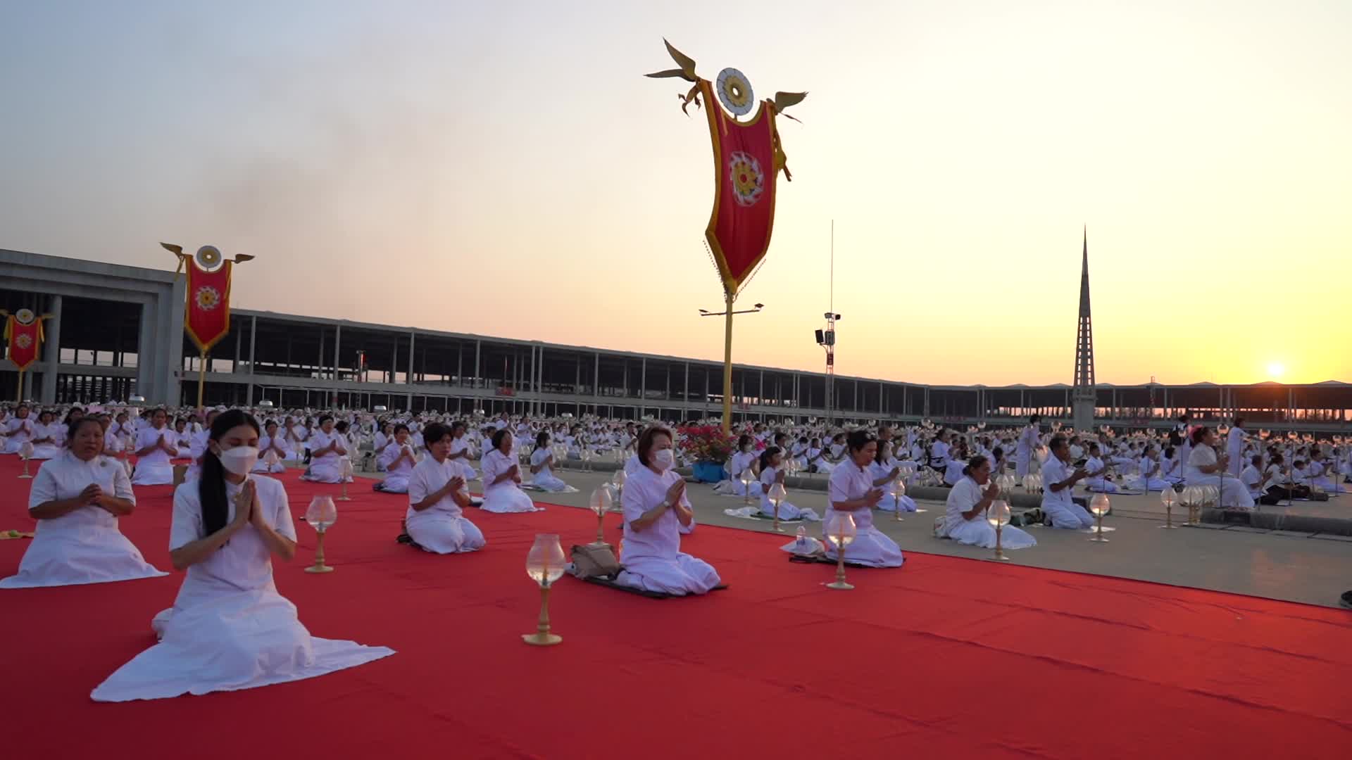 Makha Bucha Day Celebrations in Thailand.