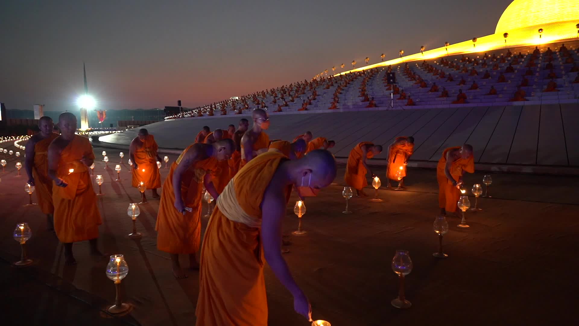 Makha Bucha Day Celebrations in Thailand.