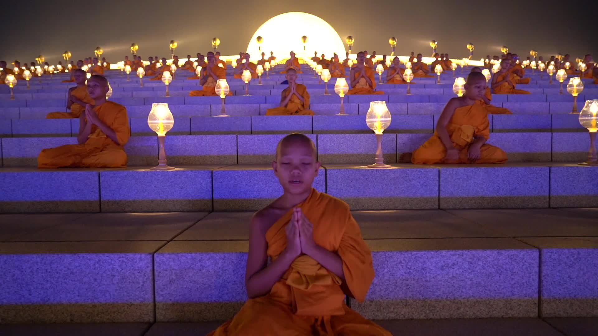 Makha Bucha Day Celebrations in Thailand.