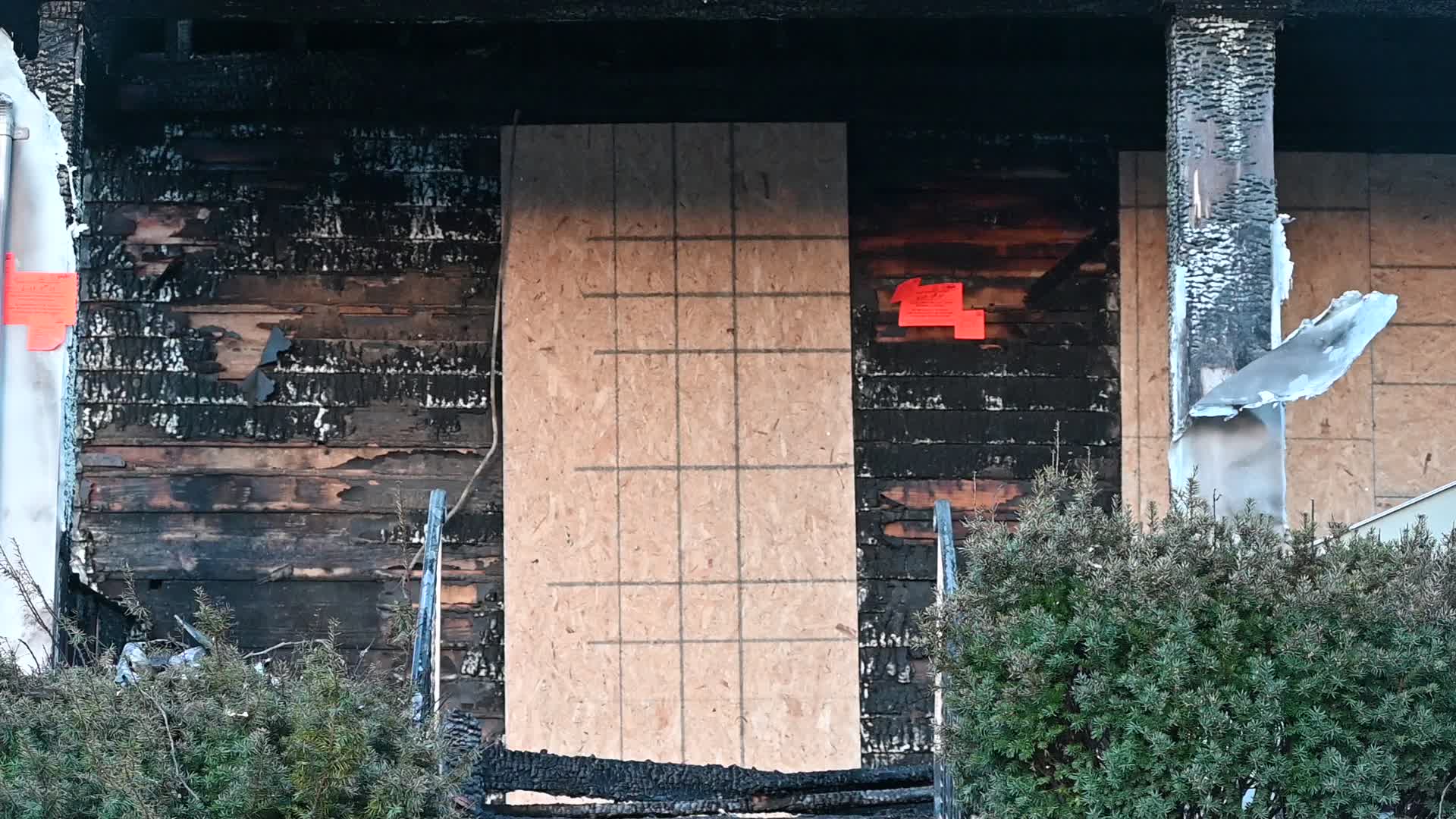 Aftermath Of Three-Alarm Fire At House In Fair Lawn New Jersey