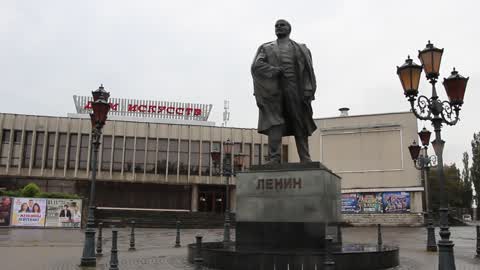 Lenin Monument In Kaliningrad