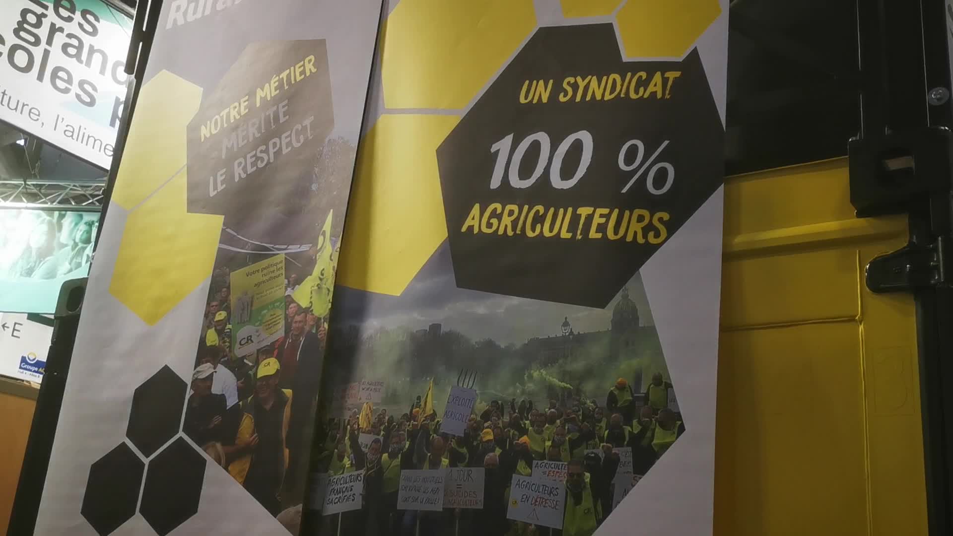 LFI members of the Parliament Francois Ruffin meet the farmers union Coordination Rurale