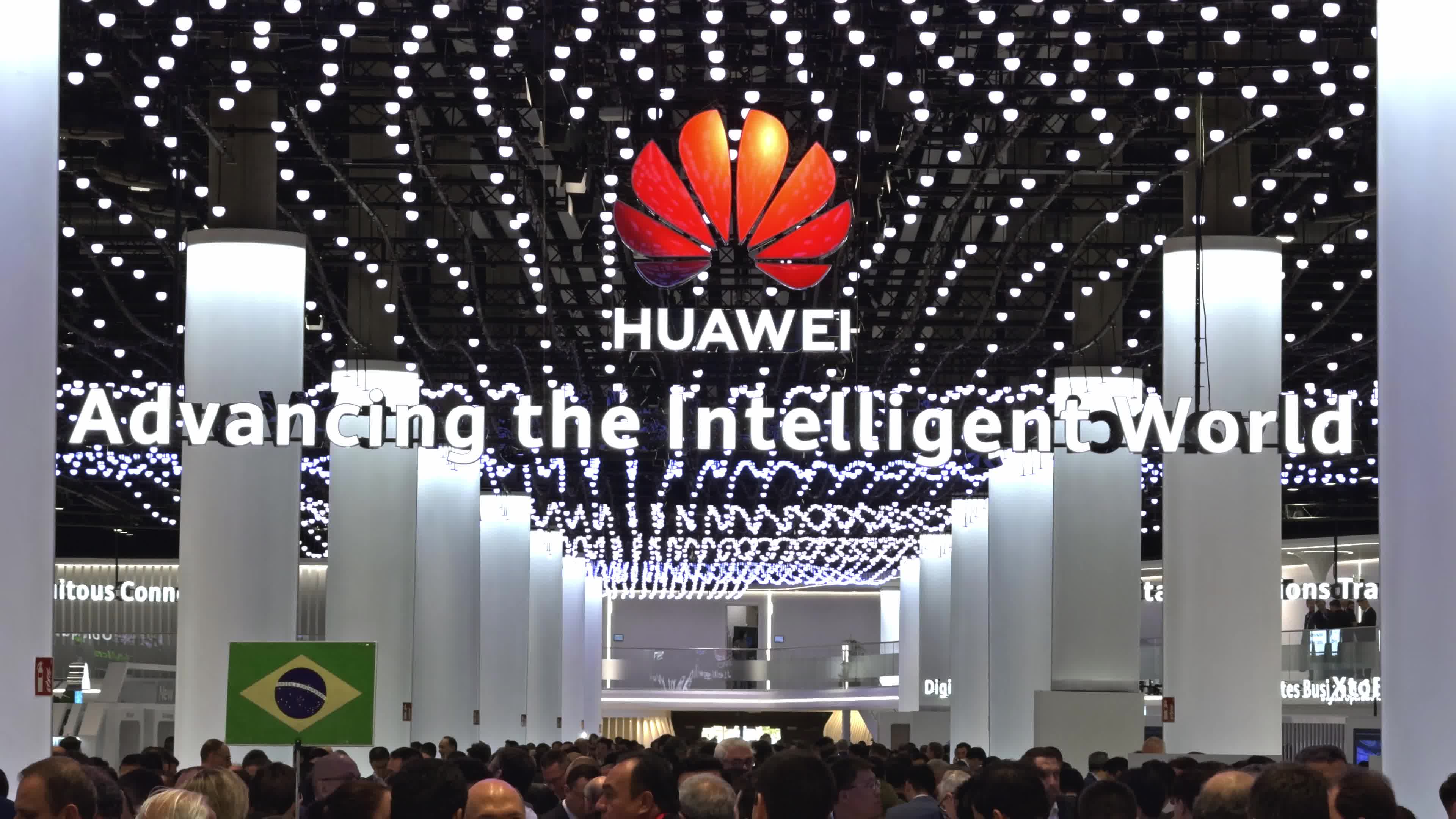 Huawei ambiance at Mobile World Congress 