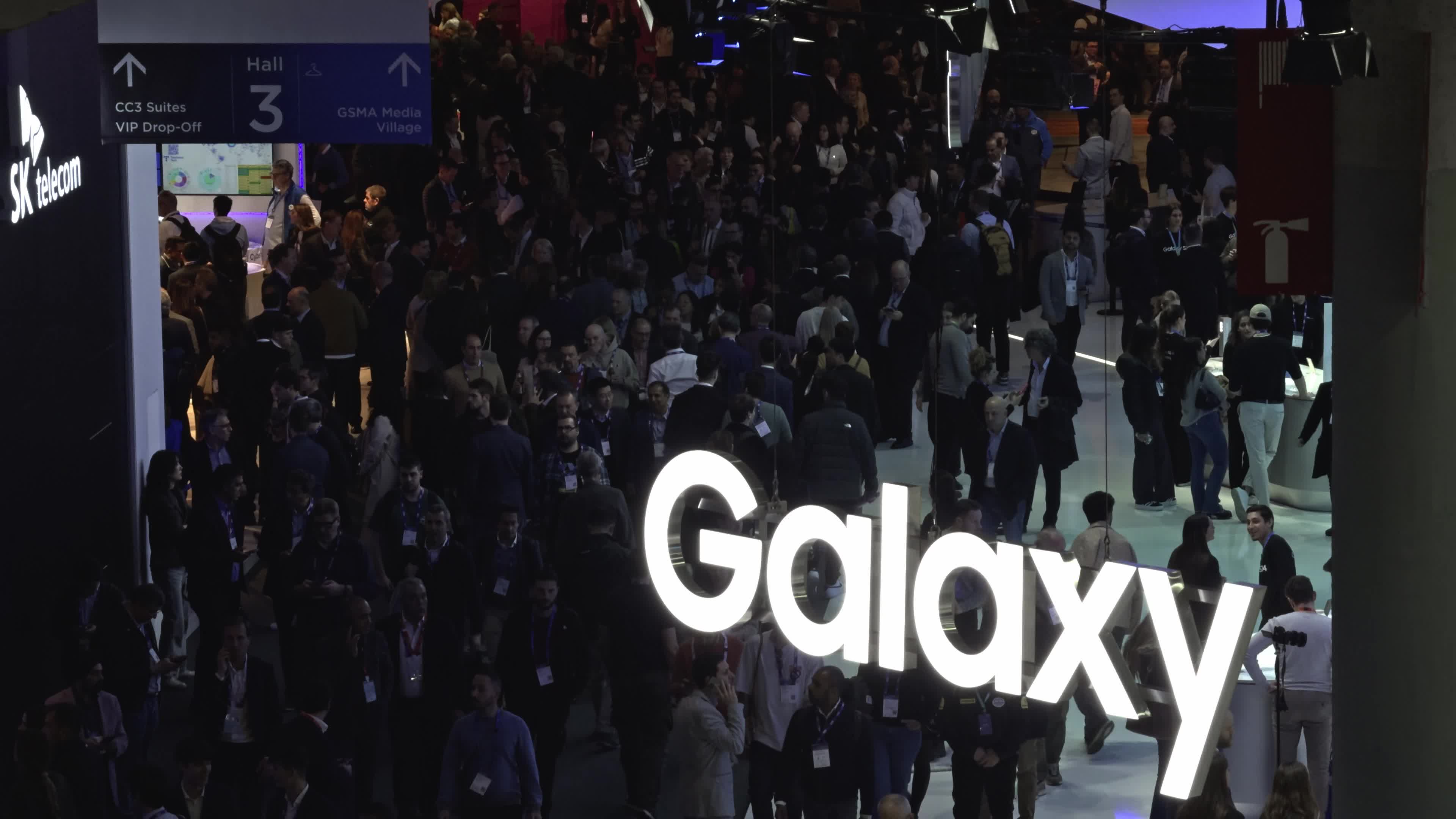 Ambiance at Mobile World Congress