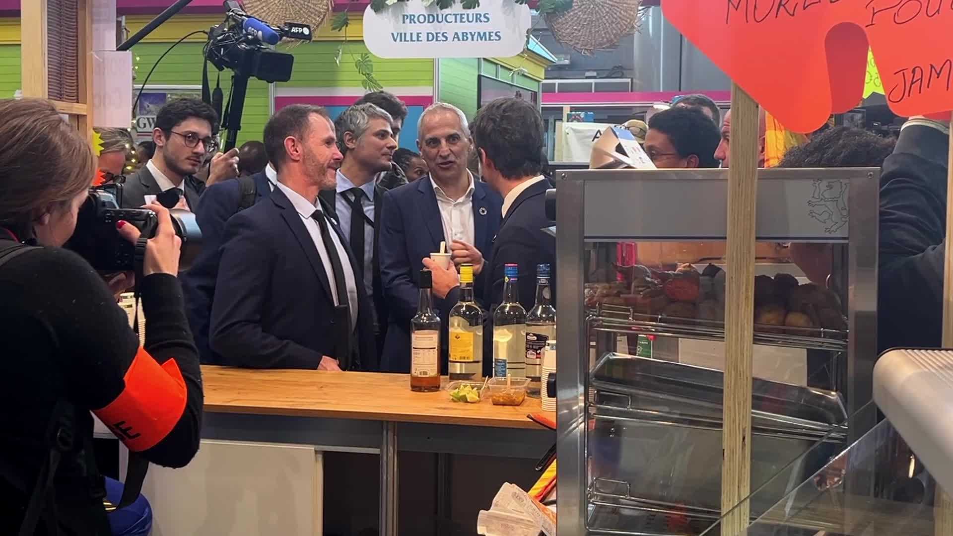 French Premier Attal at the Agricultural Fair