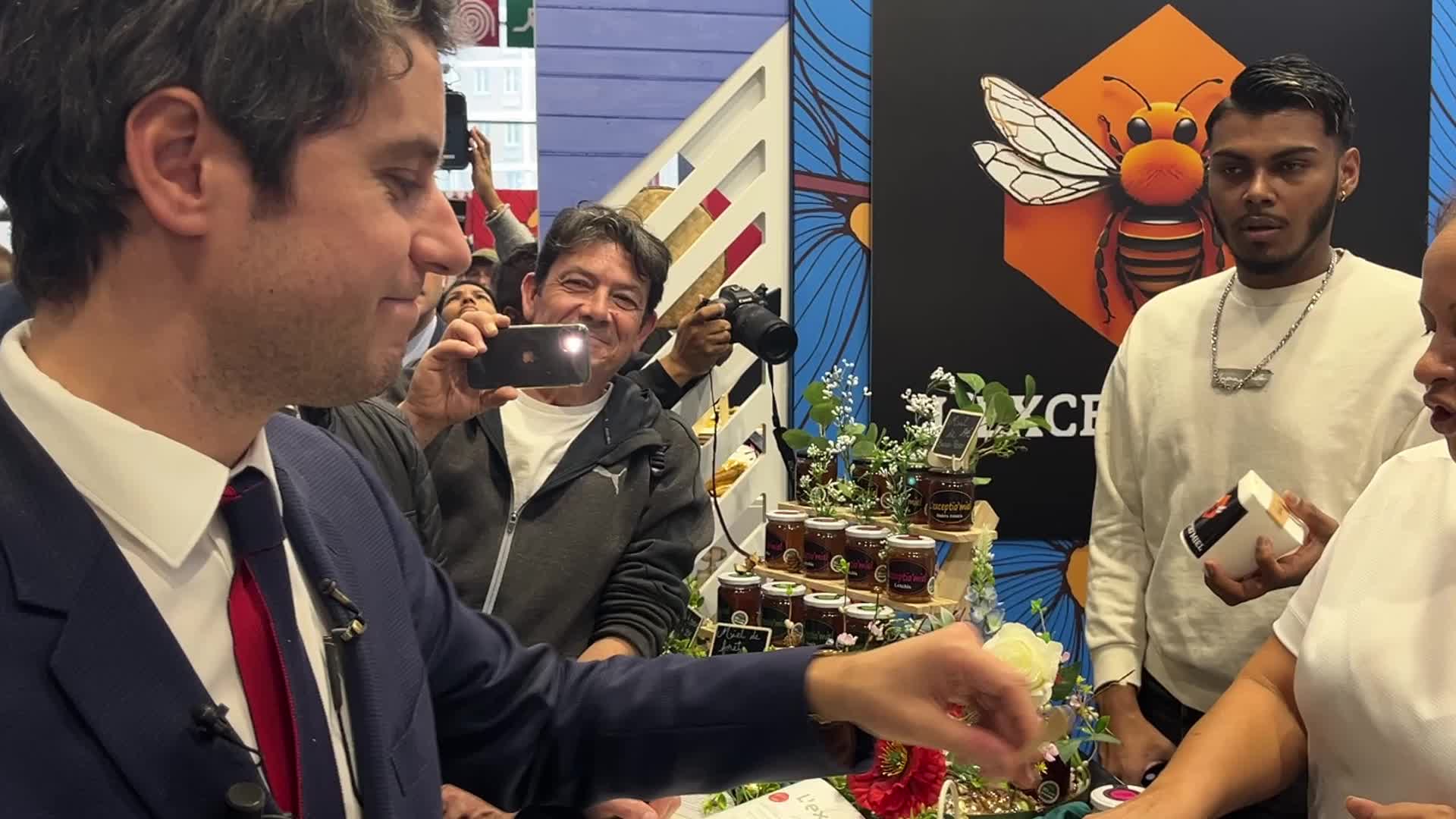French Premier Attal at the Agricultural Fair